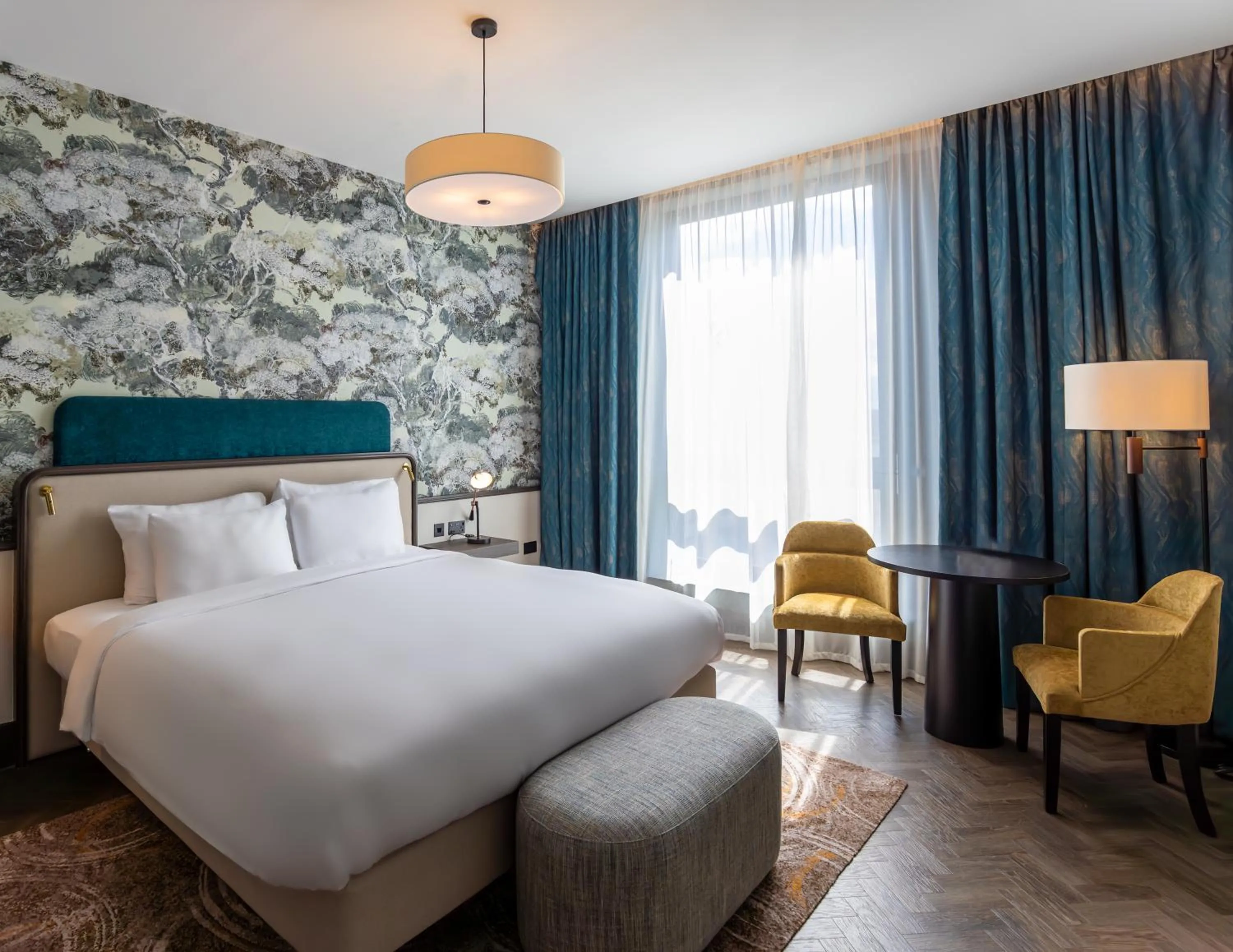 Bed in Radisson Blu Hotel, Glasgow