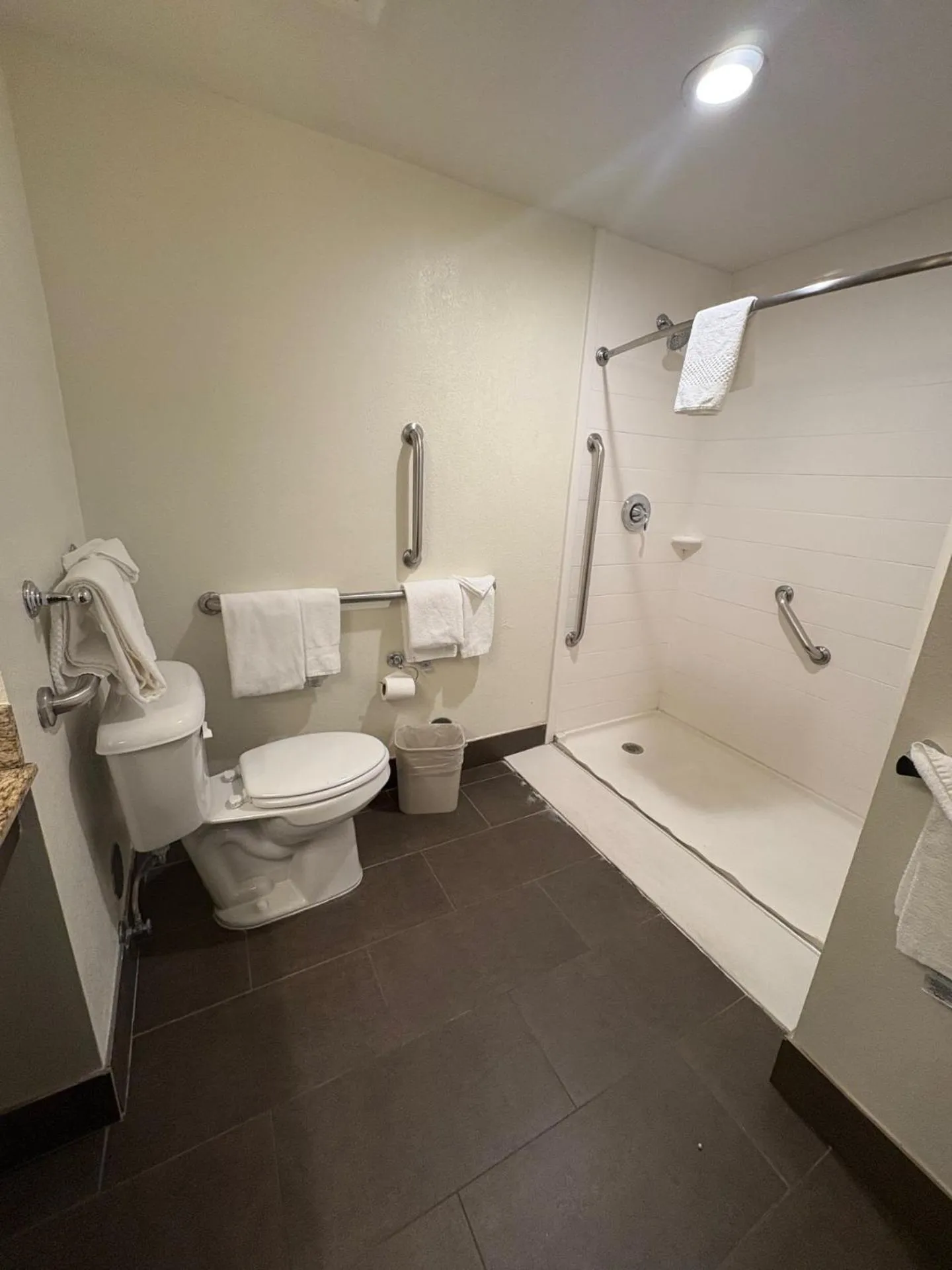 Shower in MainStay Suites Near Denver Downtown