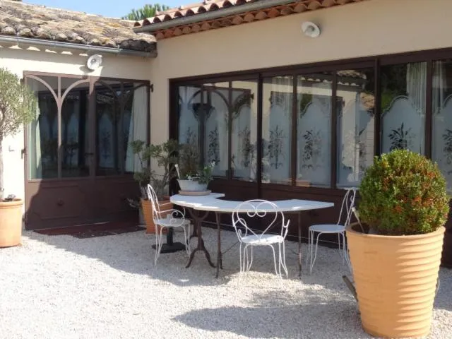 Patio in Chambre d'hôte Anais