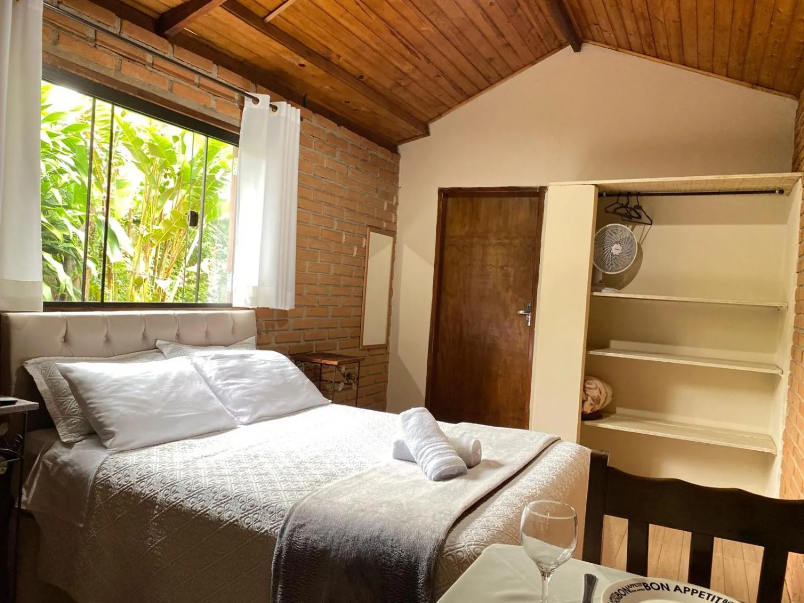 Bed in Pousada Refugio Sol e Brisa