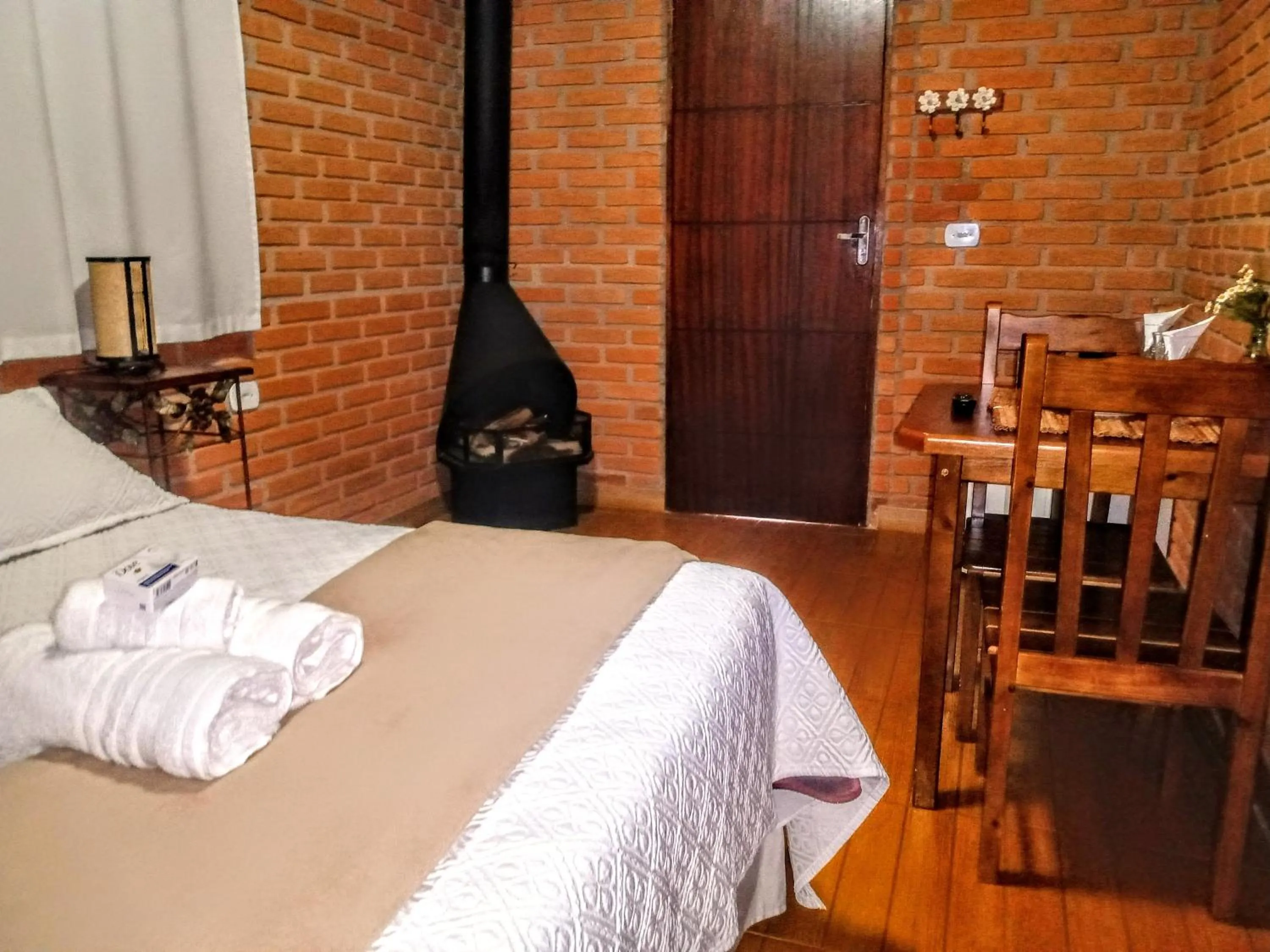 Bed in Pousada Refugio Sol e Brisa