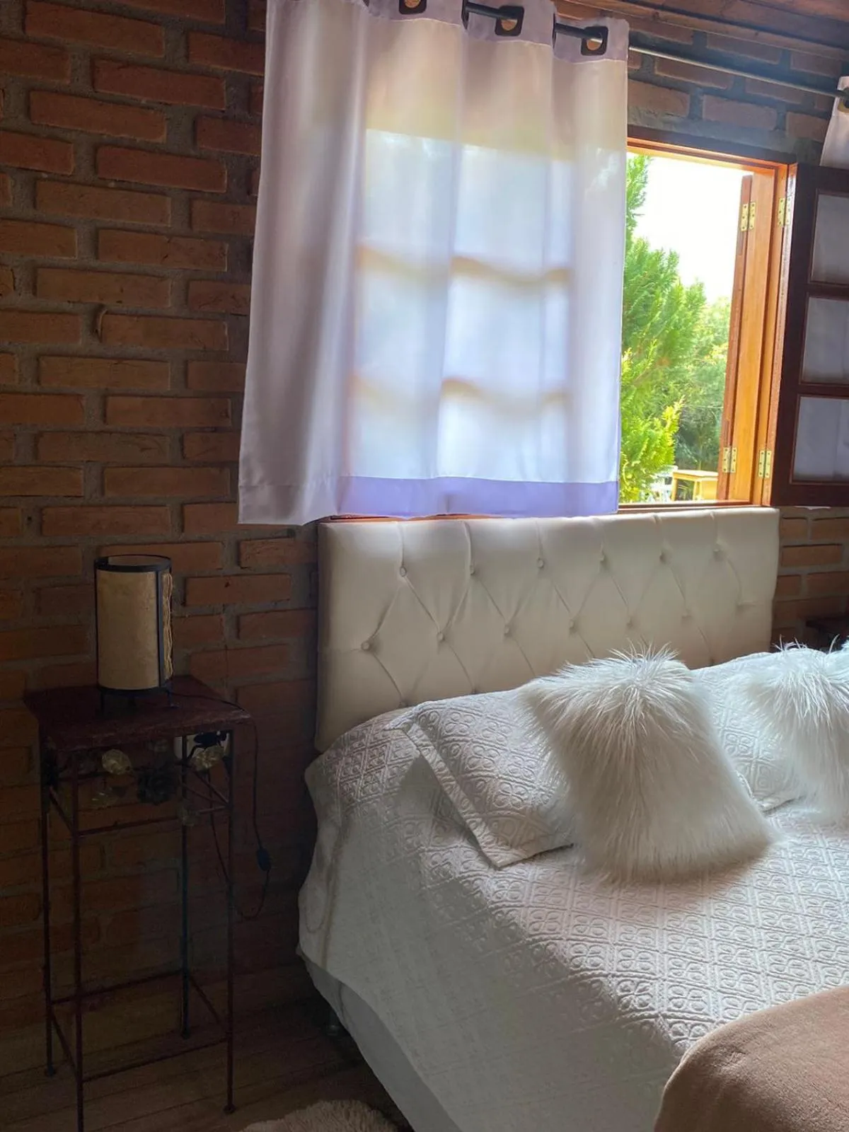 Bed in Pousada Refugio Sol e Brisa