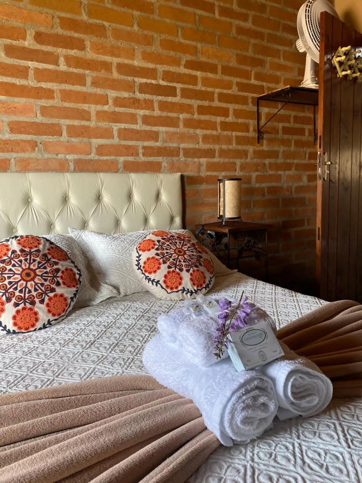 Bed in Pousada Refugio Sol e Brisa