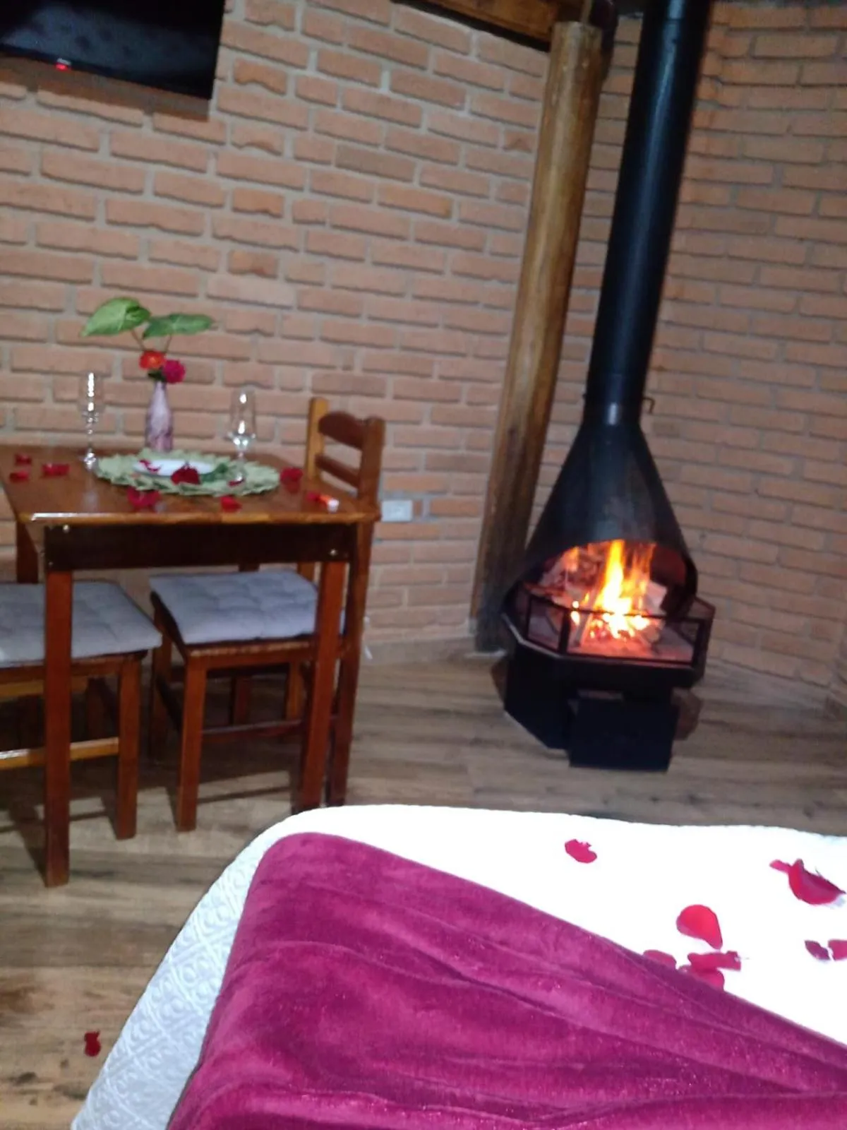 Bed in Pousada Refugio Sol e Brisa