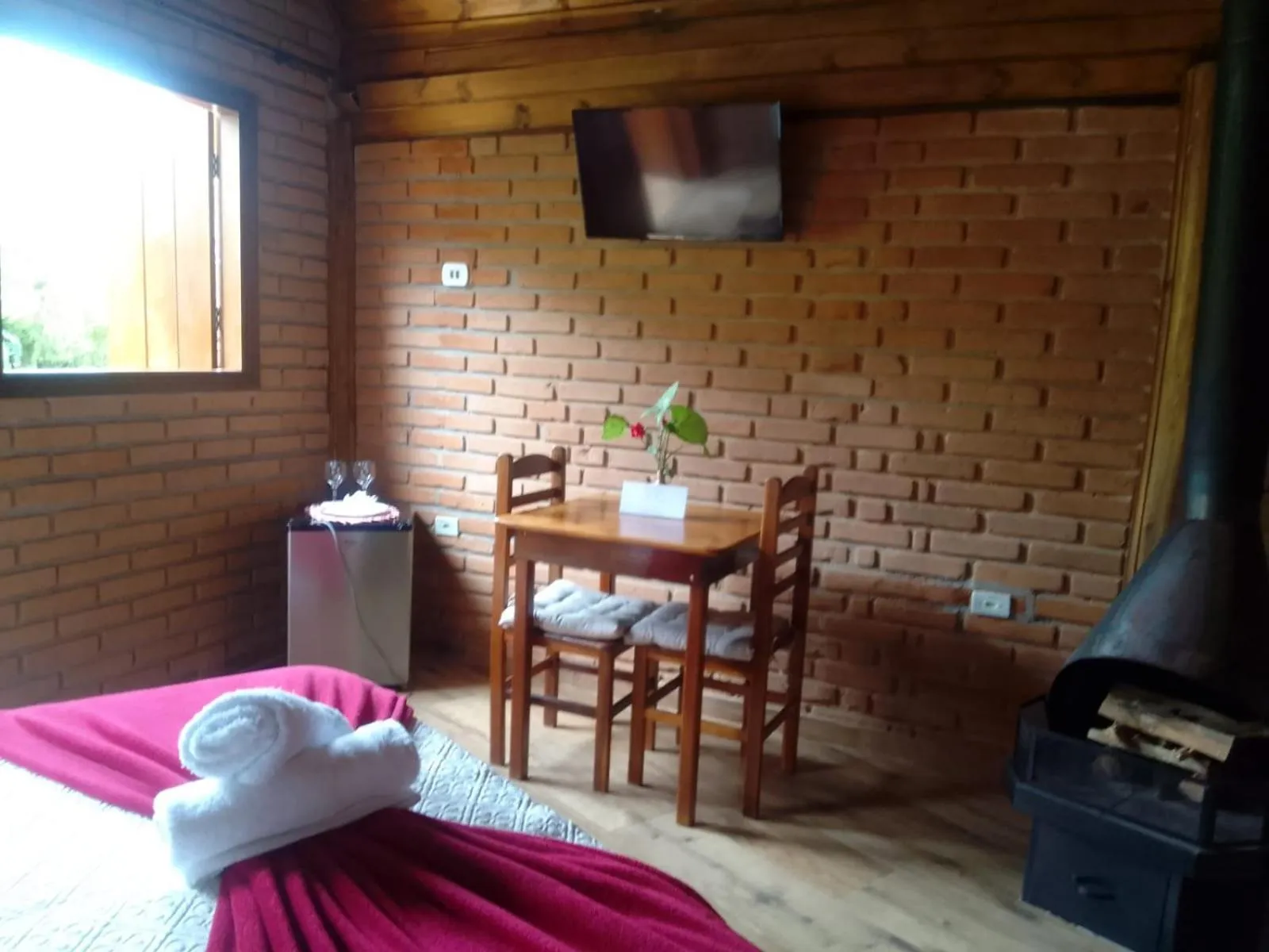 Bed in Pousada Refugio Sol e Brisa