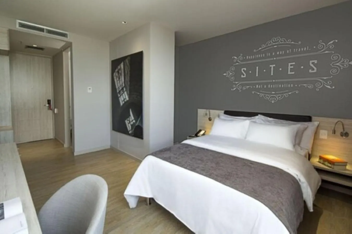 Bedroom, Bed in Hotel Sites Montería