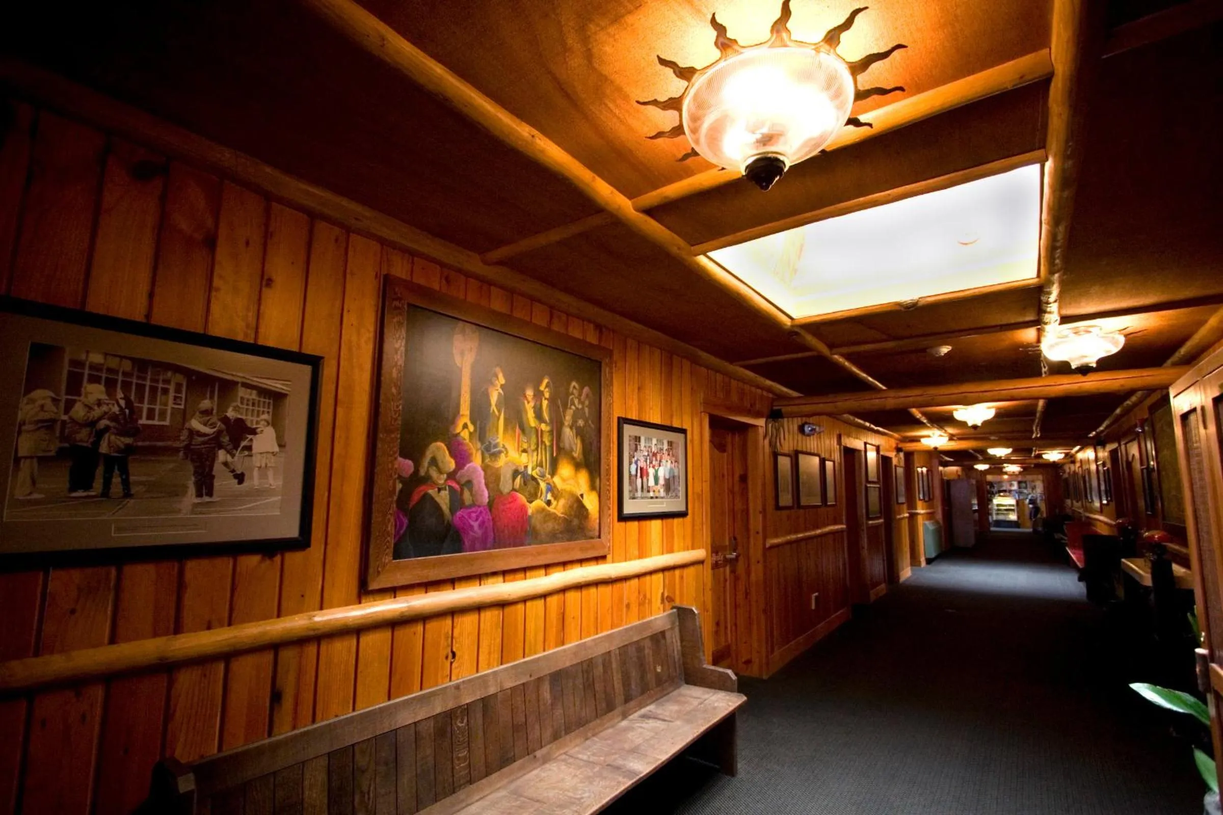 Lobby or reception in McMenamins Old St. Francis School