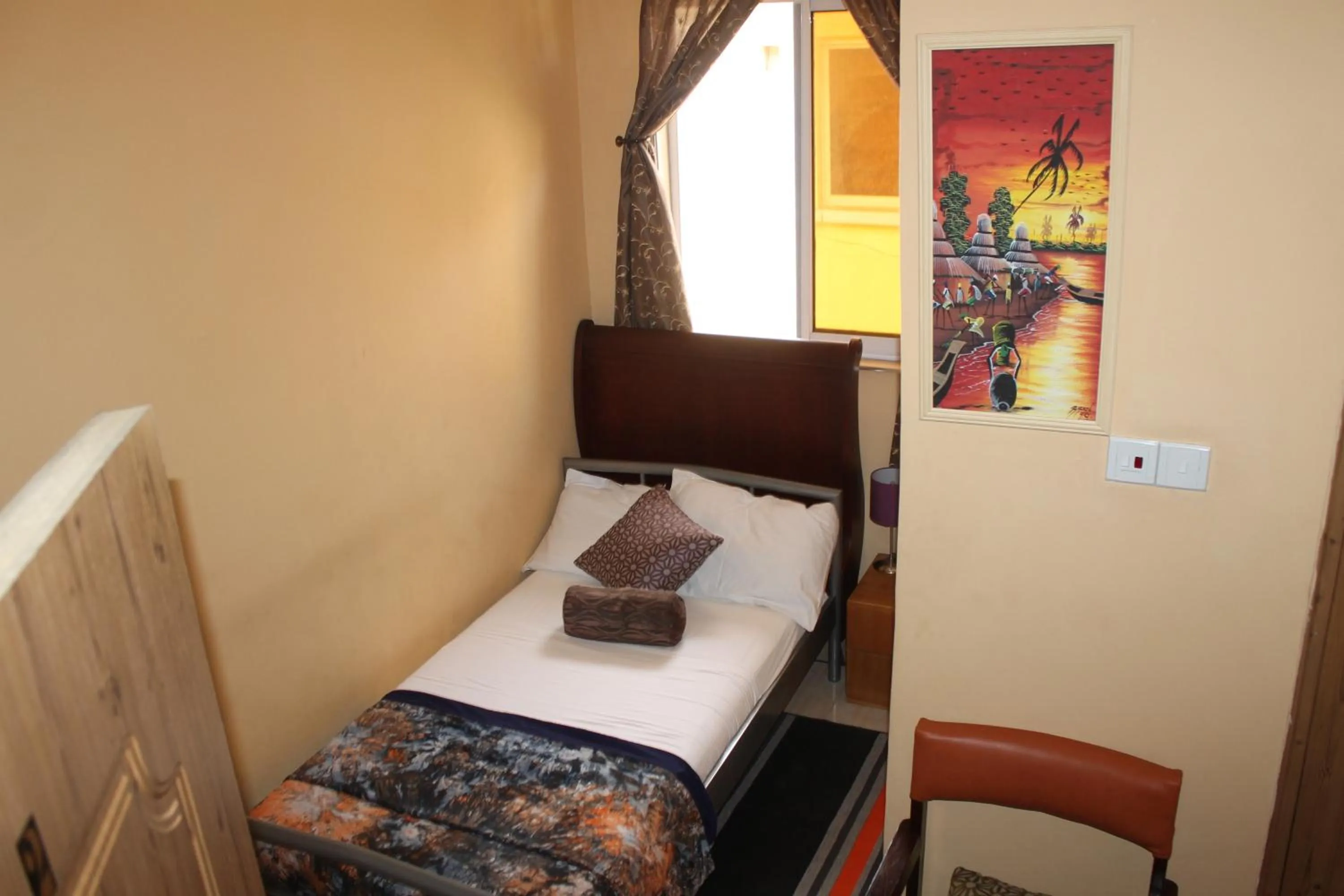 Bed in Jesiwa B's Little Palace