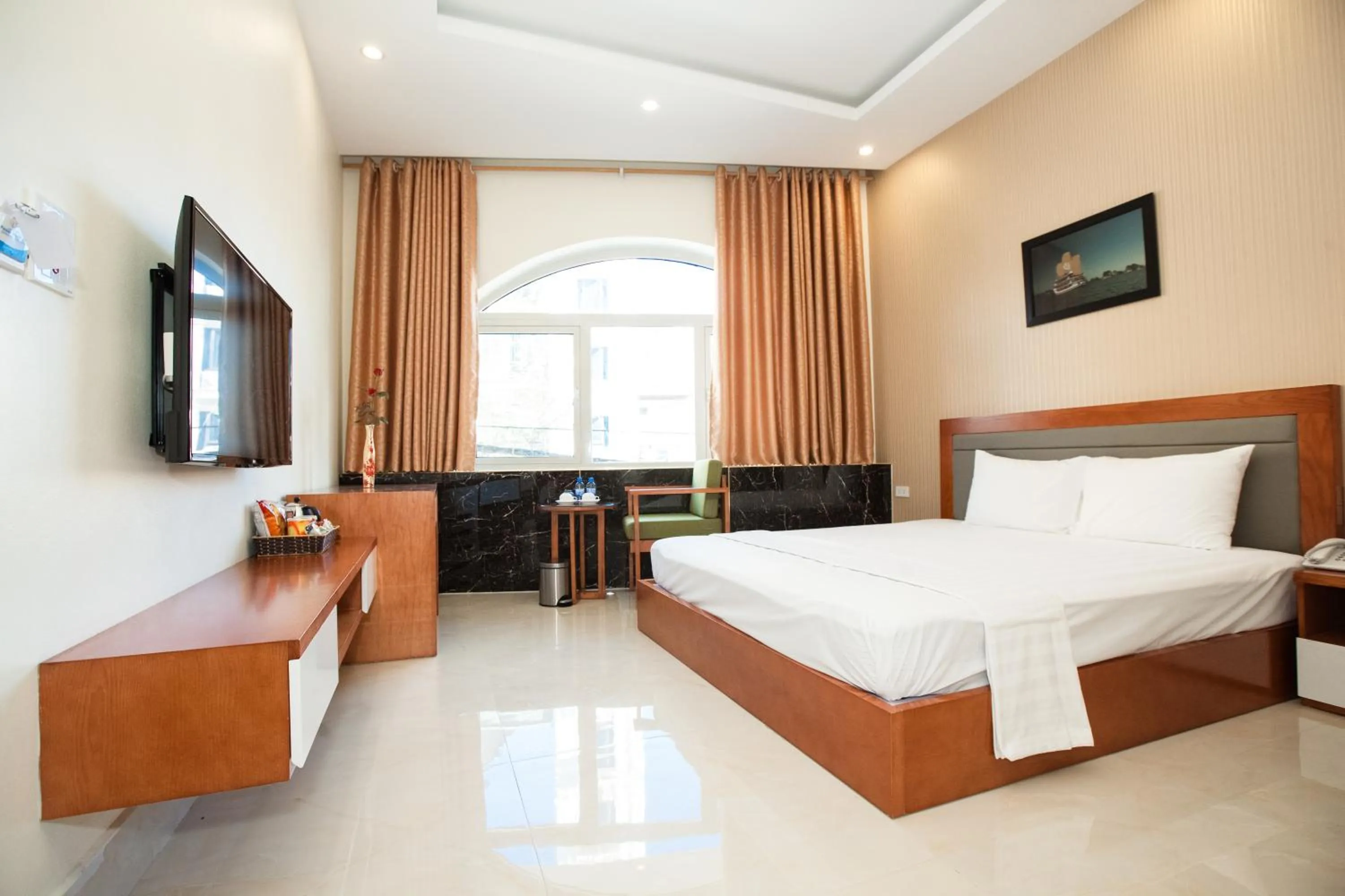 Bed in HalongSeoul Hotel