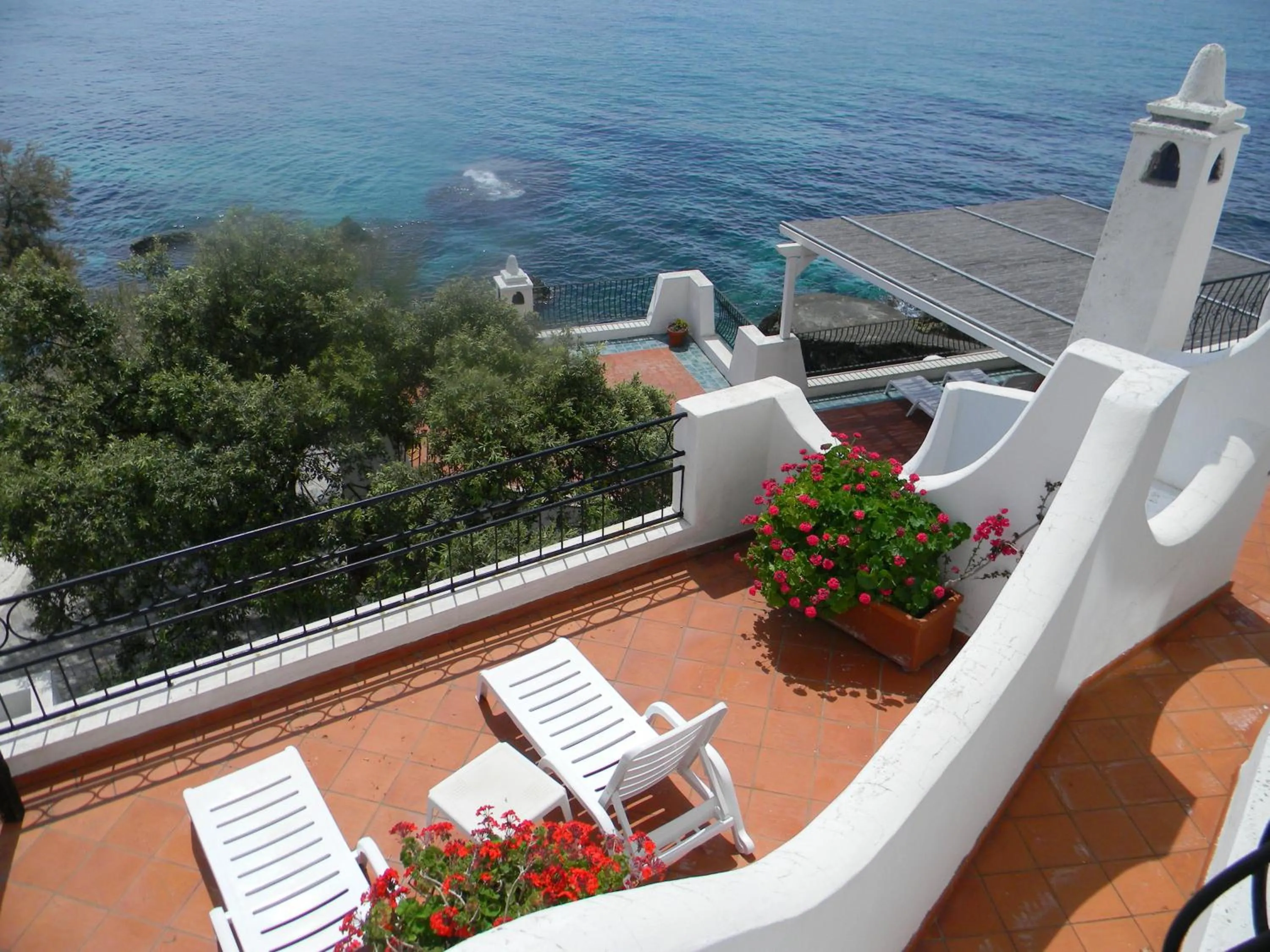 Balcony/Terrace in Hotel Punta Rossa