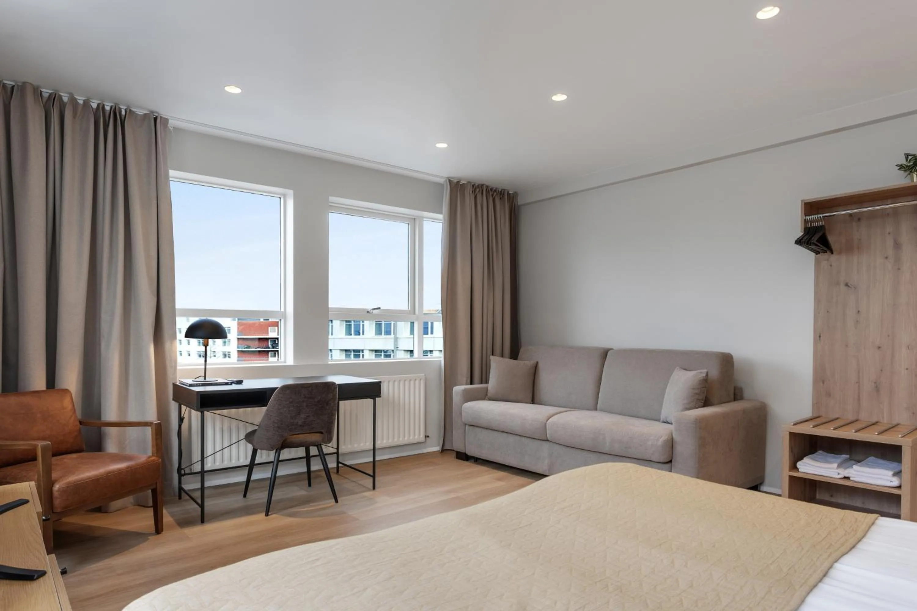 Bed in Alva Hotel Brautarholt