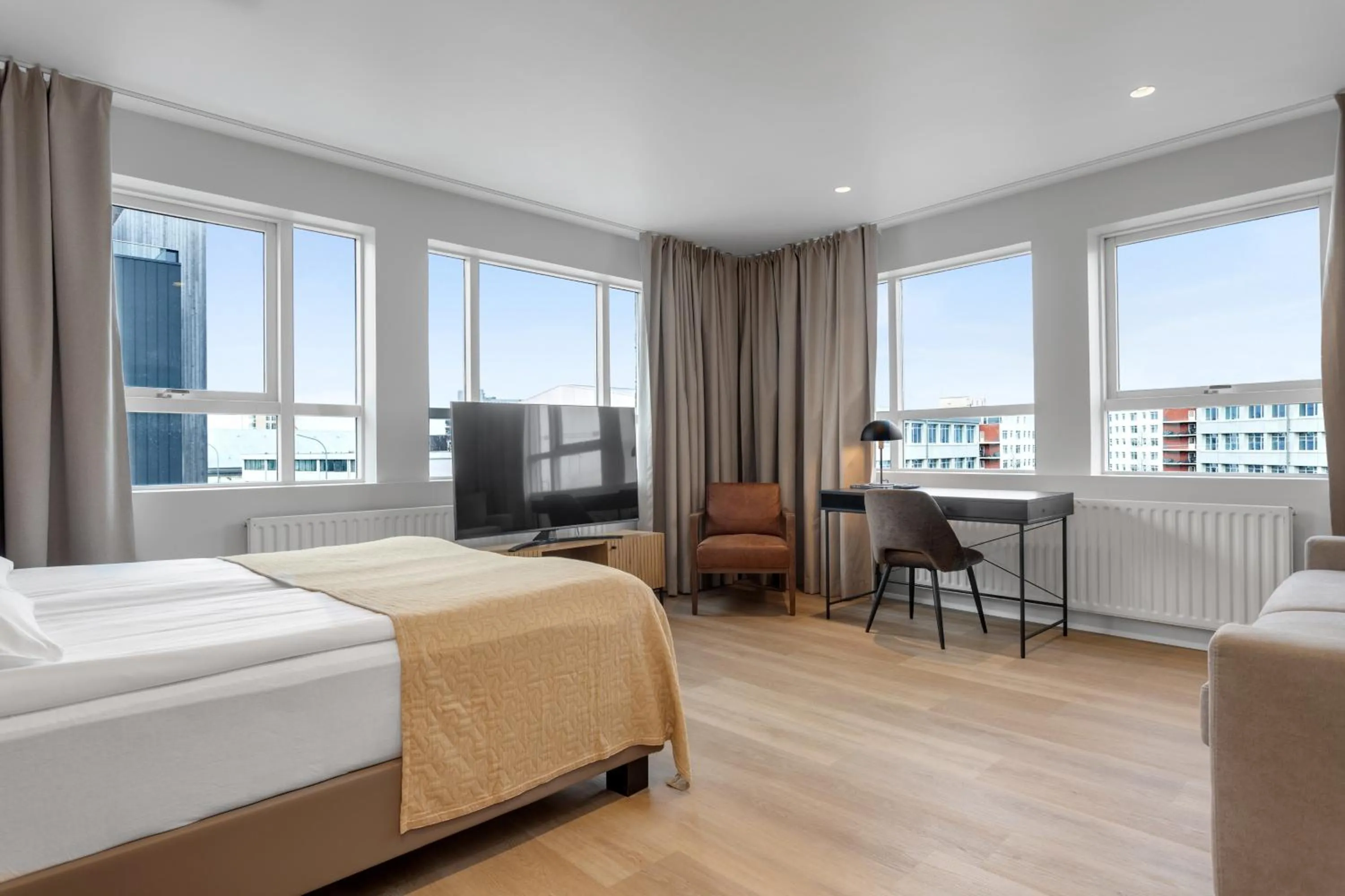 Bed in Alva Hotel Brautarholt