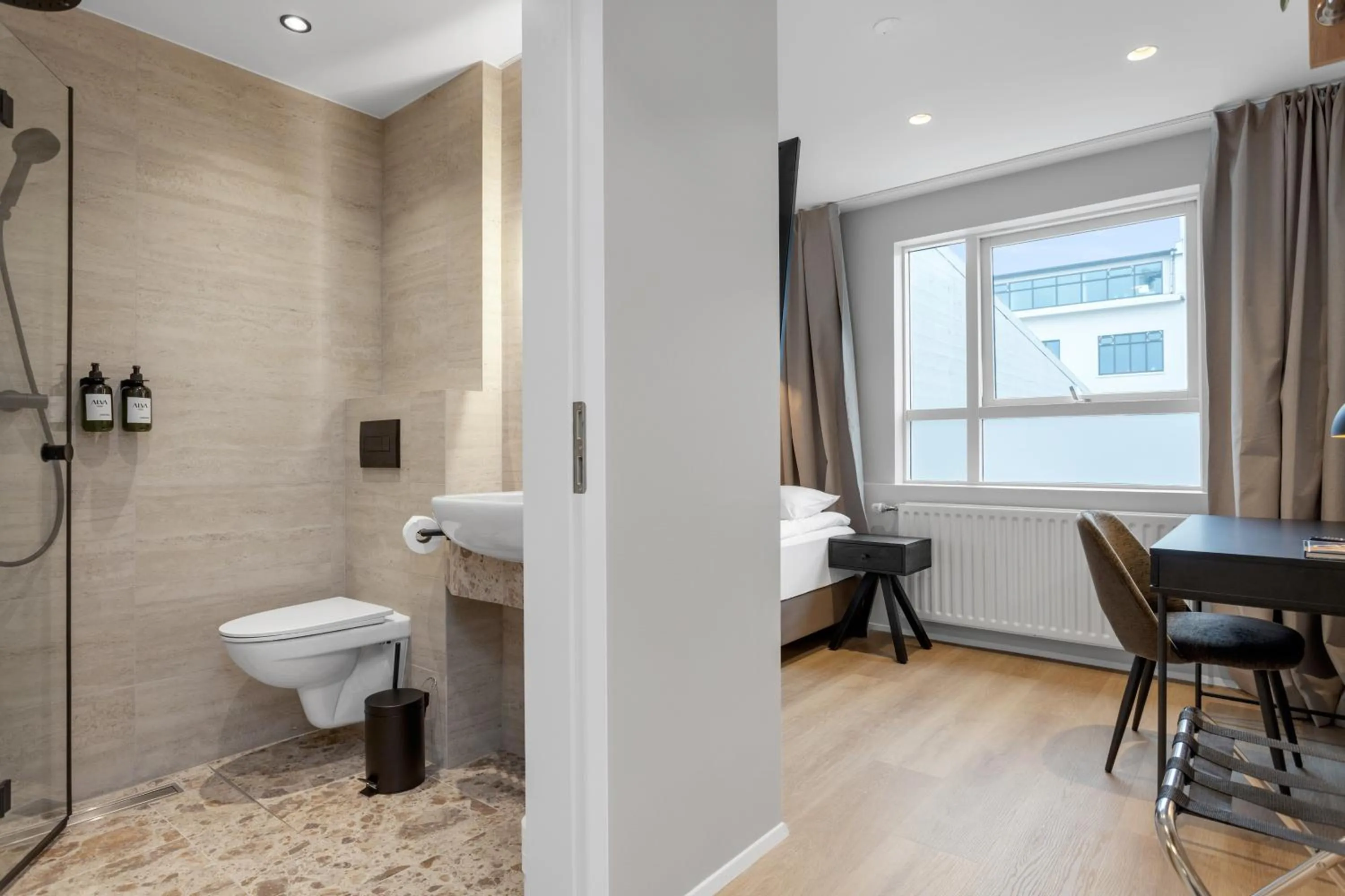 Bathroom in Alva Hotel Brautarholt