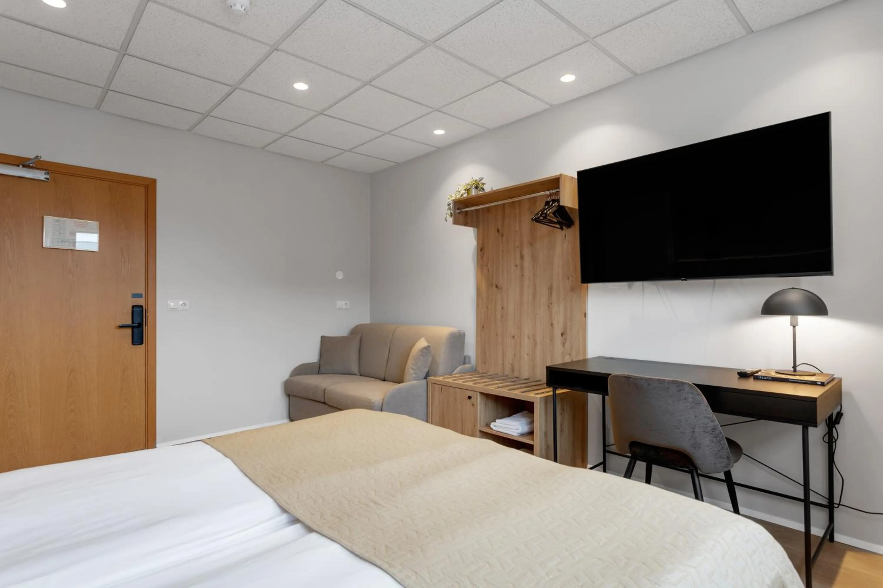 Bed in Alva Hotel Brautarholt