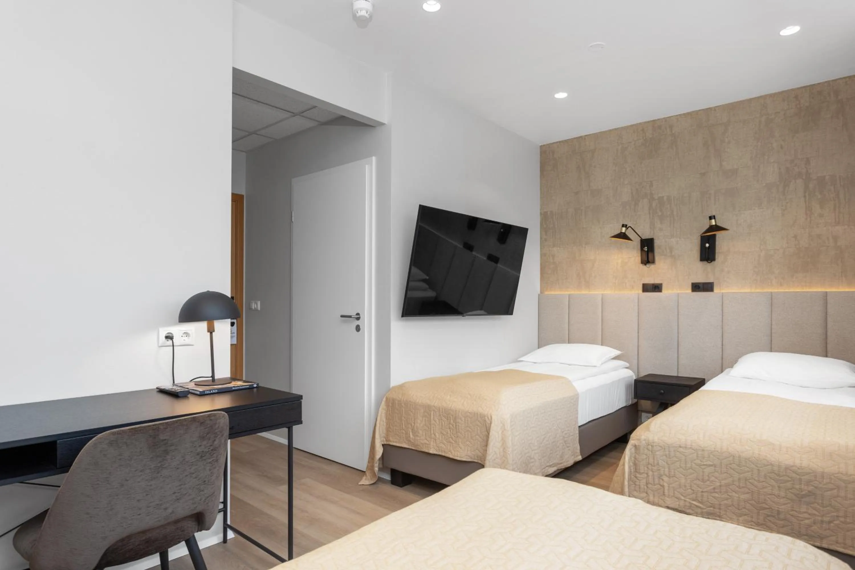 Bed in Alva Hotel Brautarholt