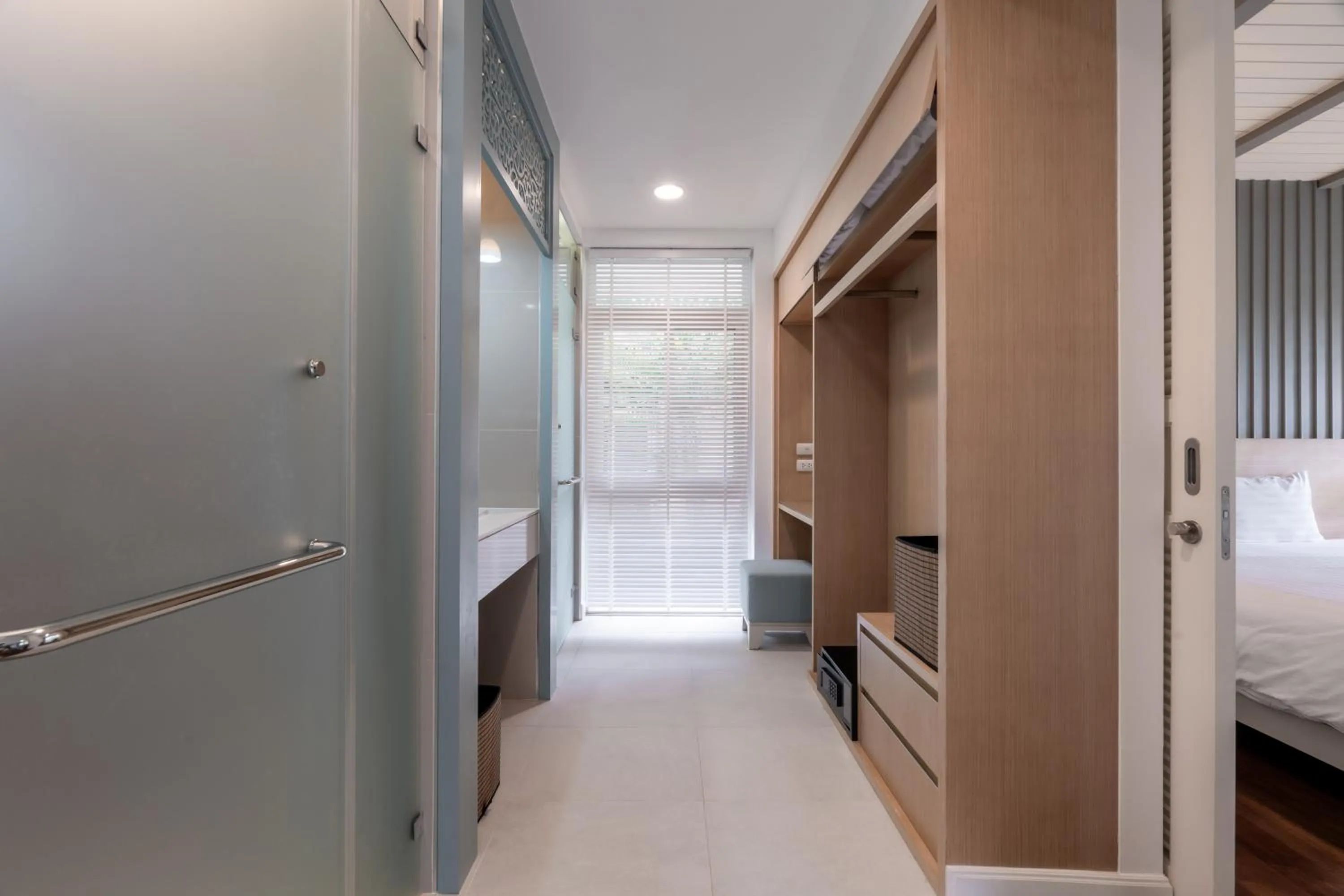 Bathroom, Bed in Na Sook Wellness Resort