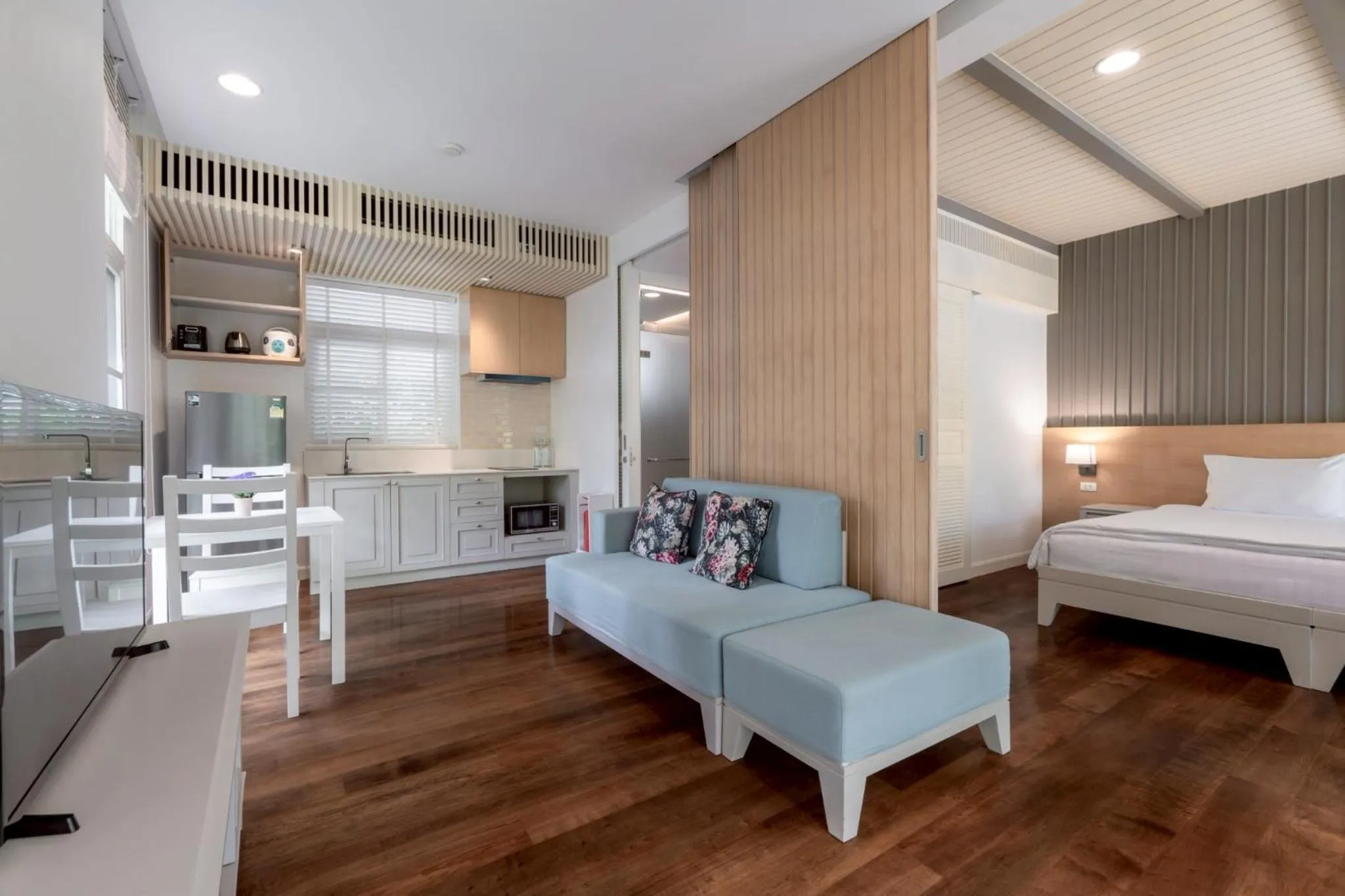 Bed in Na Sook Wellness Resort