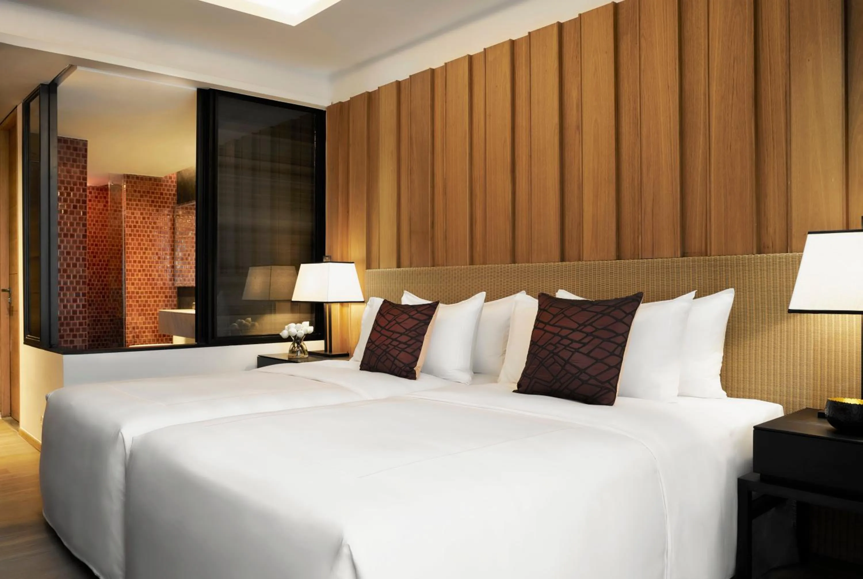 Balcony/Terrace, Bed in Anantara Chiang Mai Serviced Suites