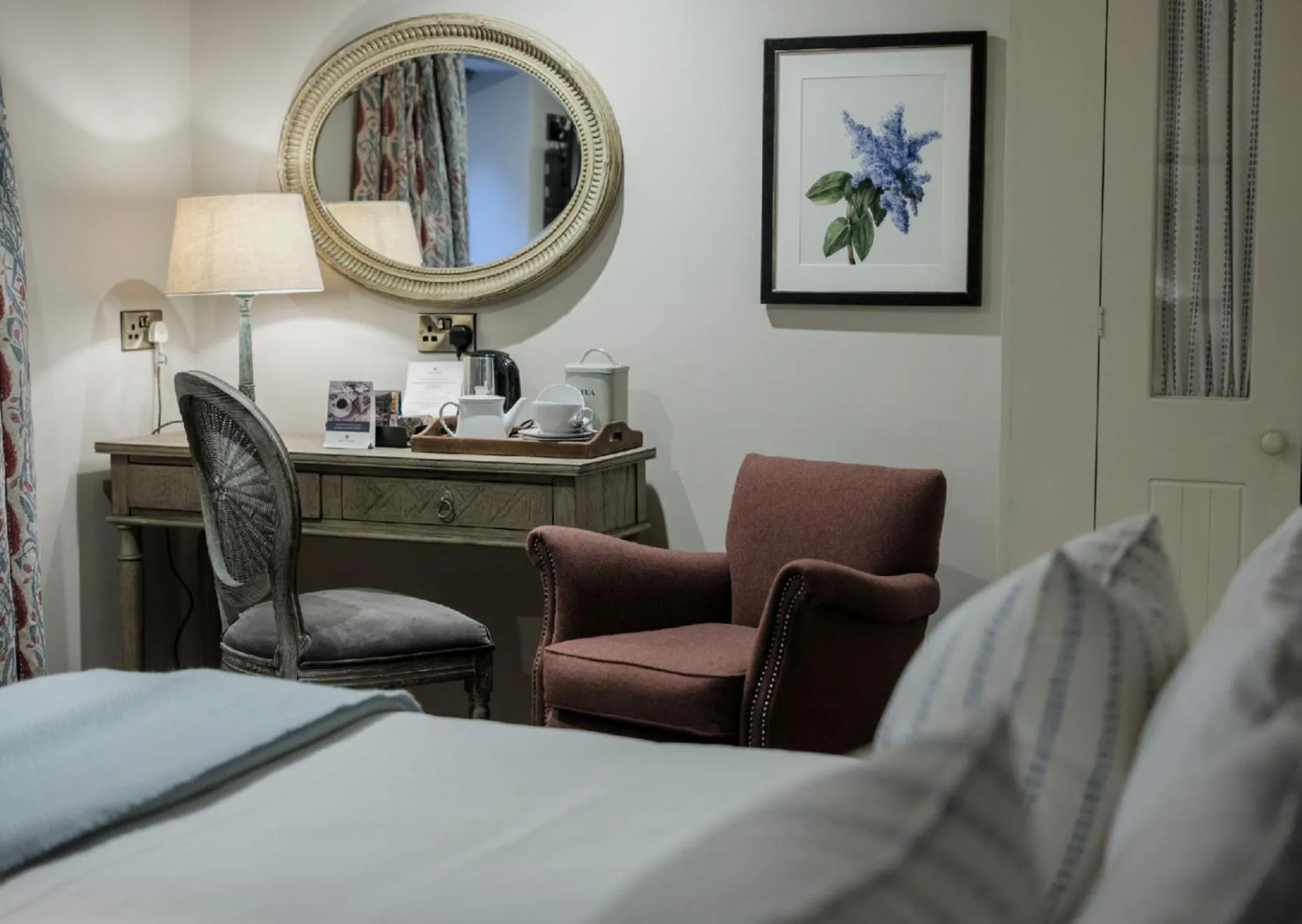 Bed in The Manor House Hotel