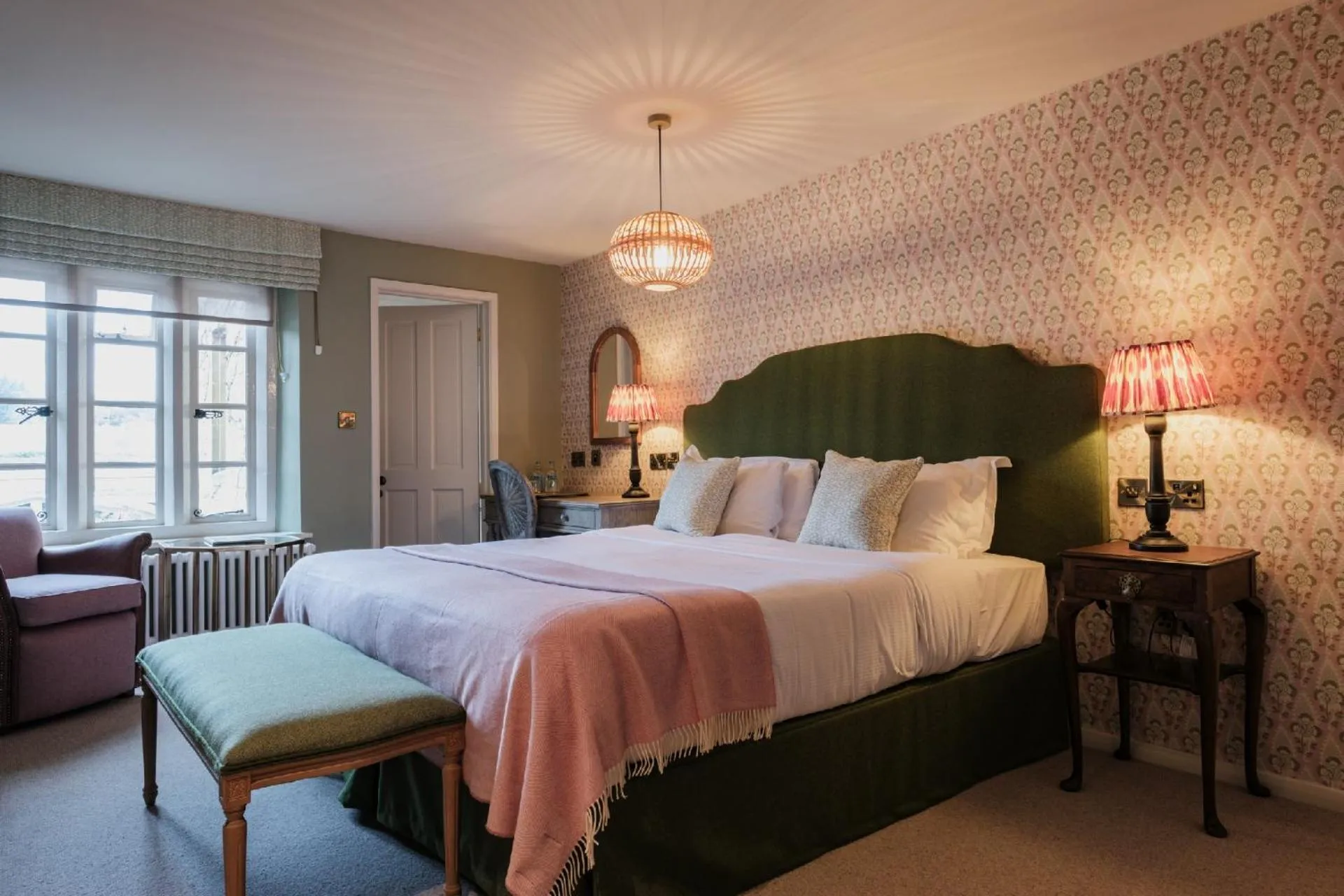 Bed in The Manor House Hotel