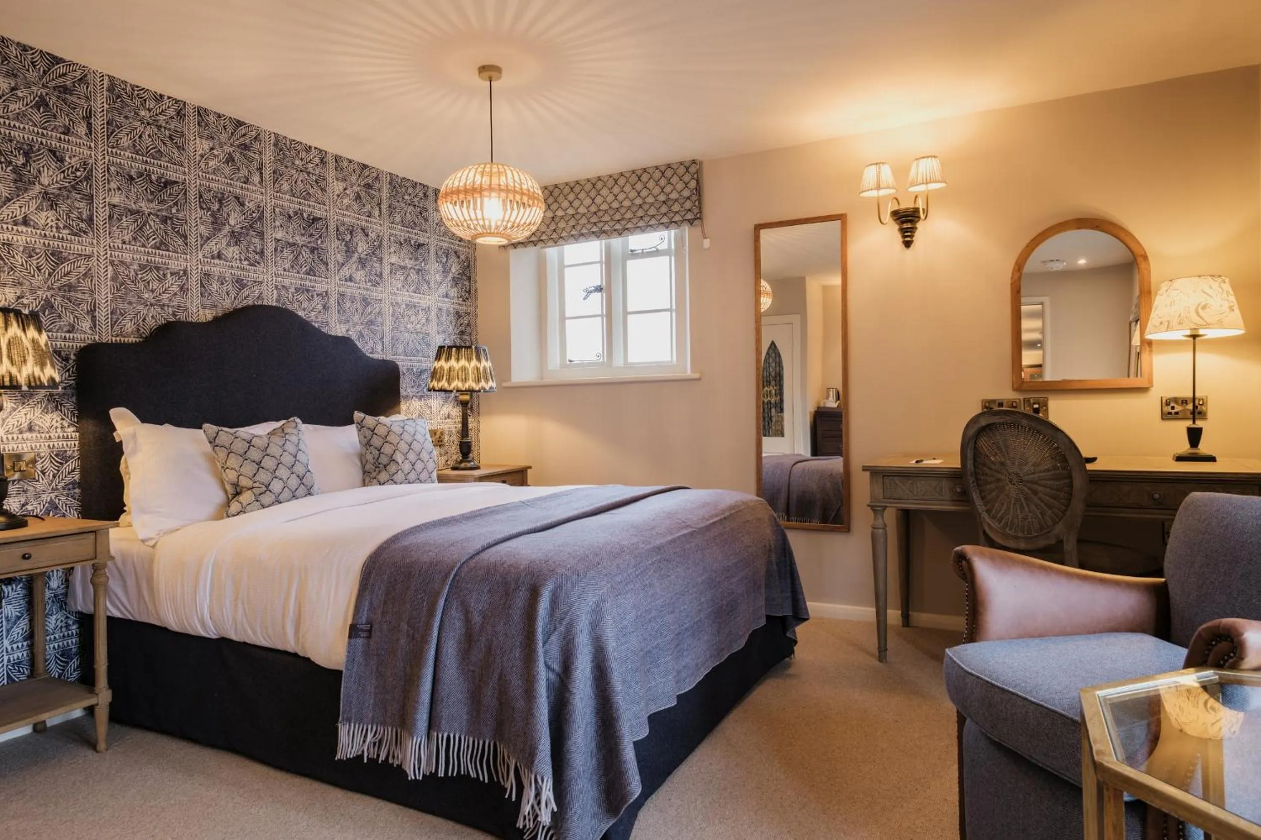 Bed in The Manor House Hotel