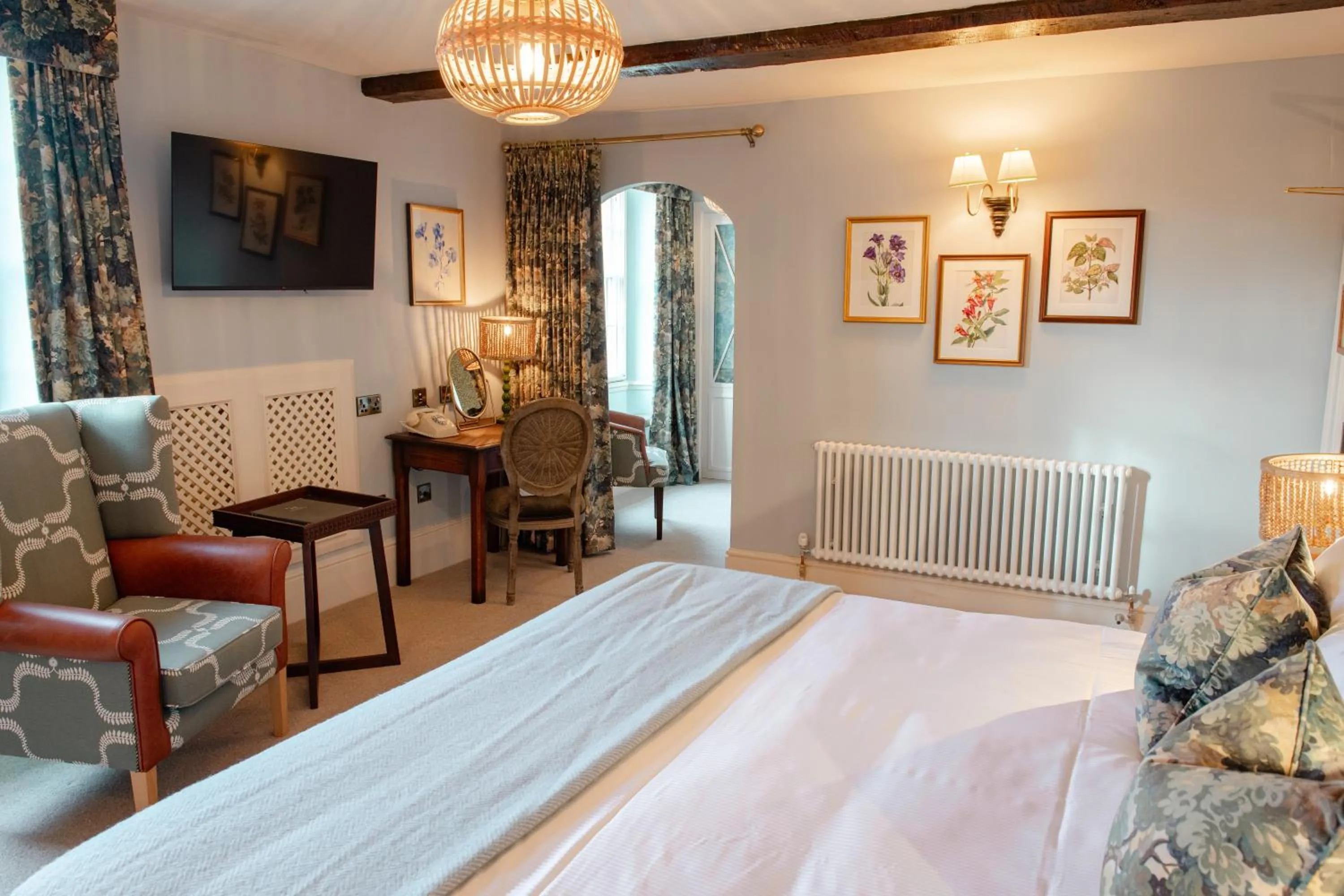 Bed in The Manor House Hotel