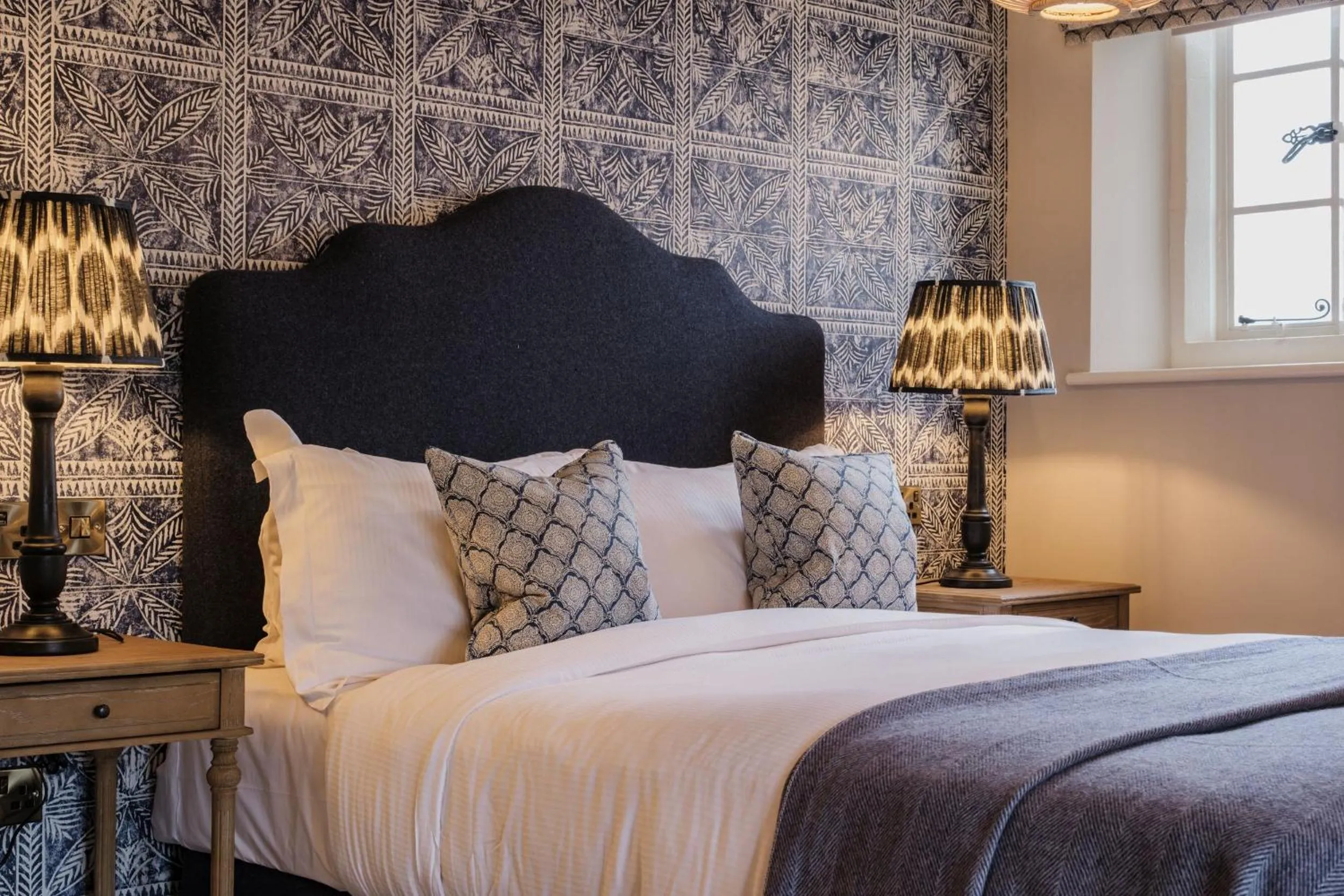 Bed in The Manor House Hotel