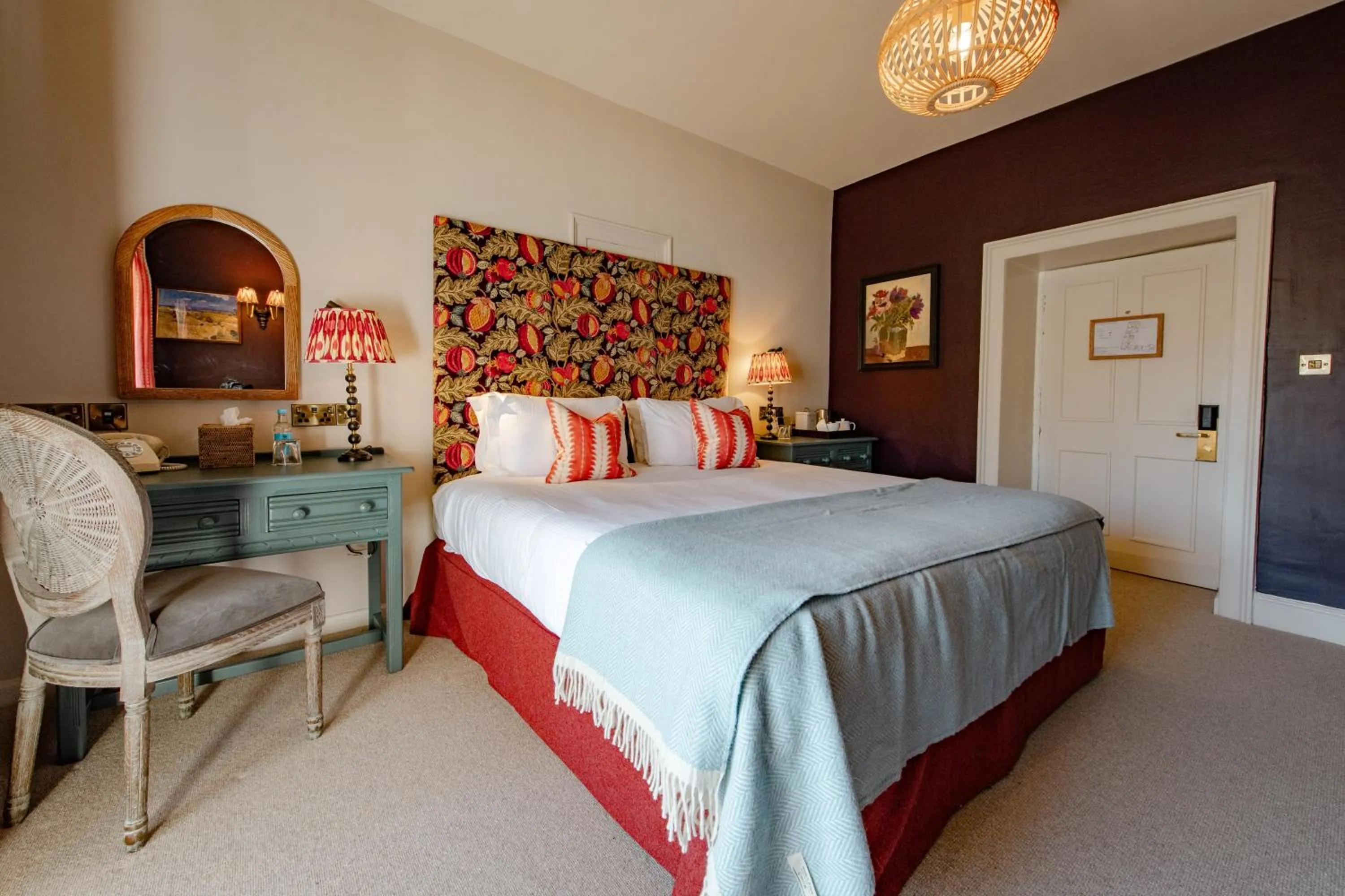 Bed in The Manor House Hotel