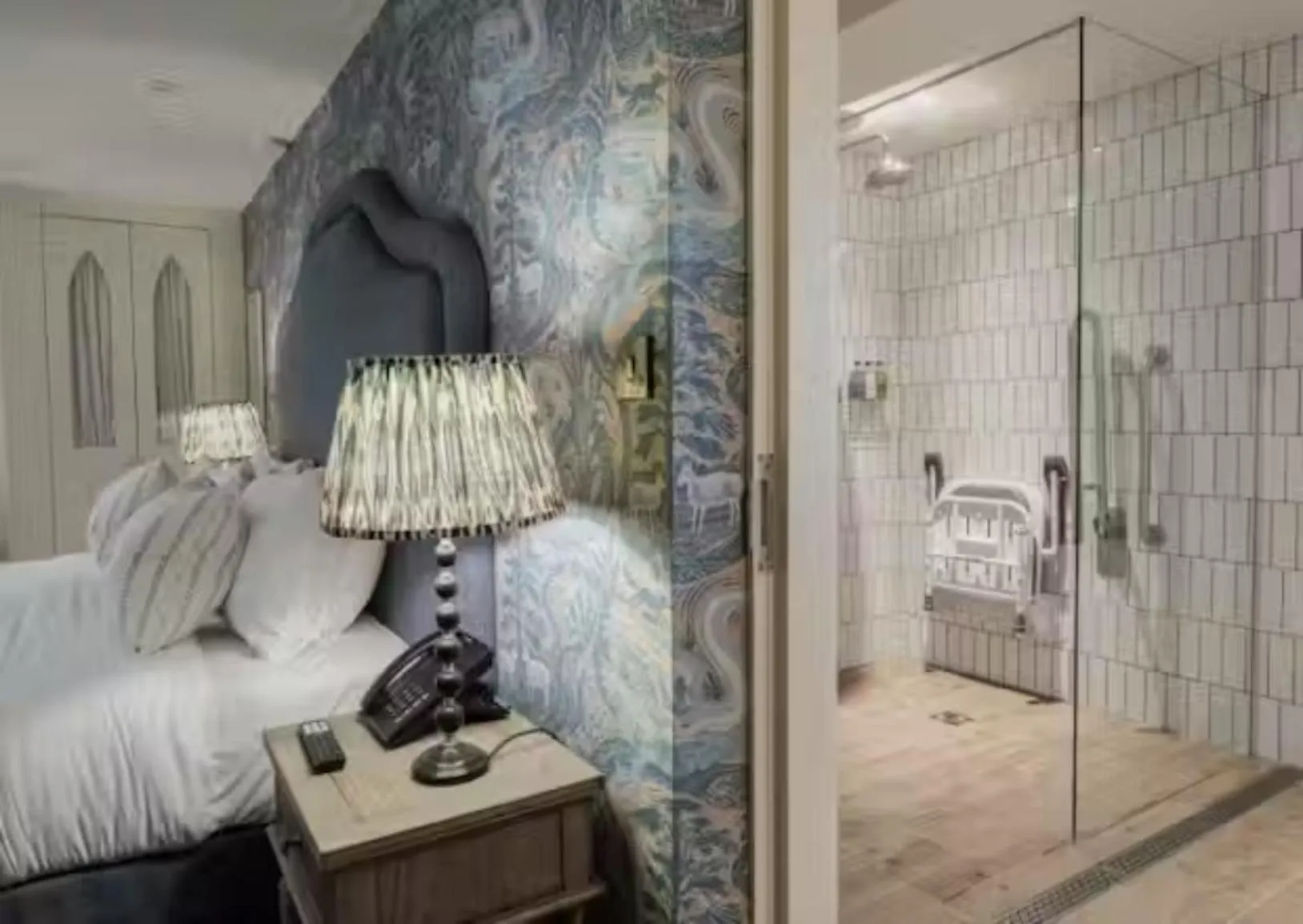 Bed in The Manor House Hotel