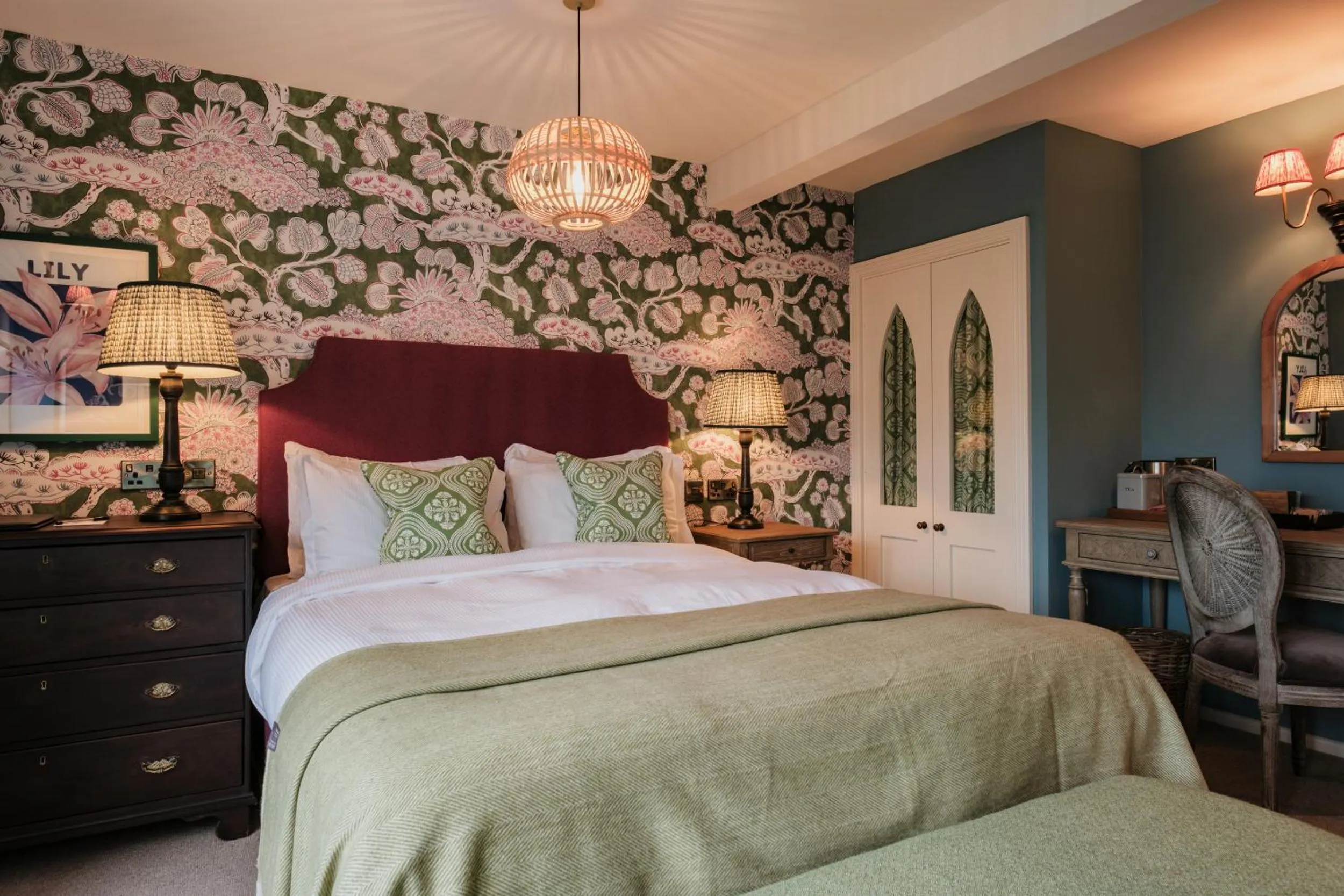 Bed in The Manor House Hotel