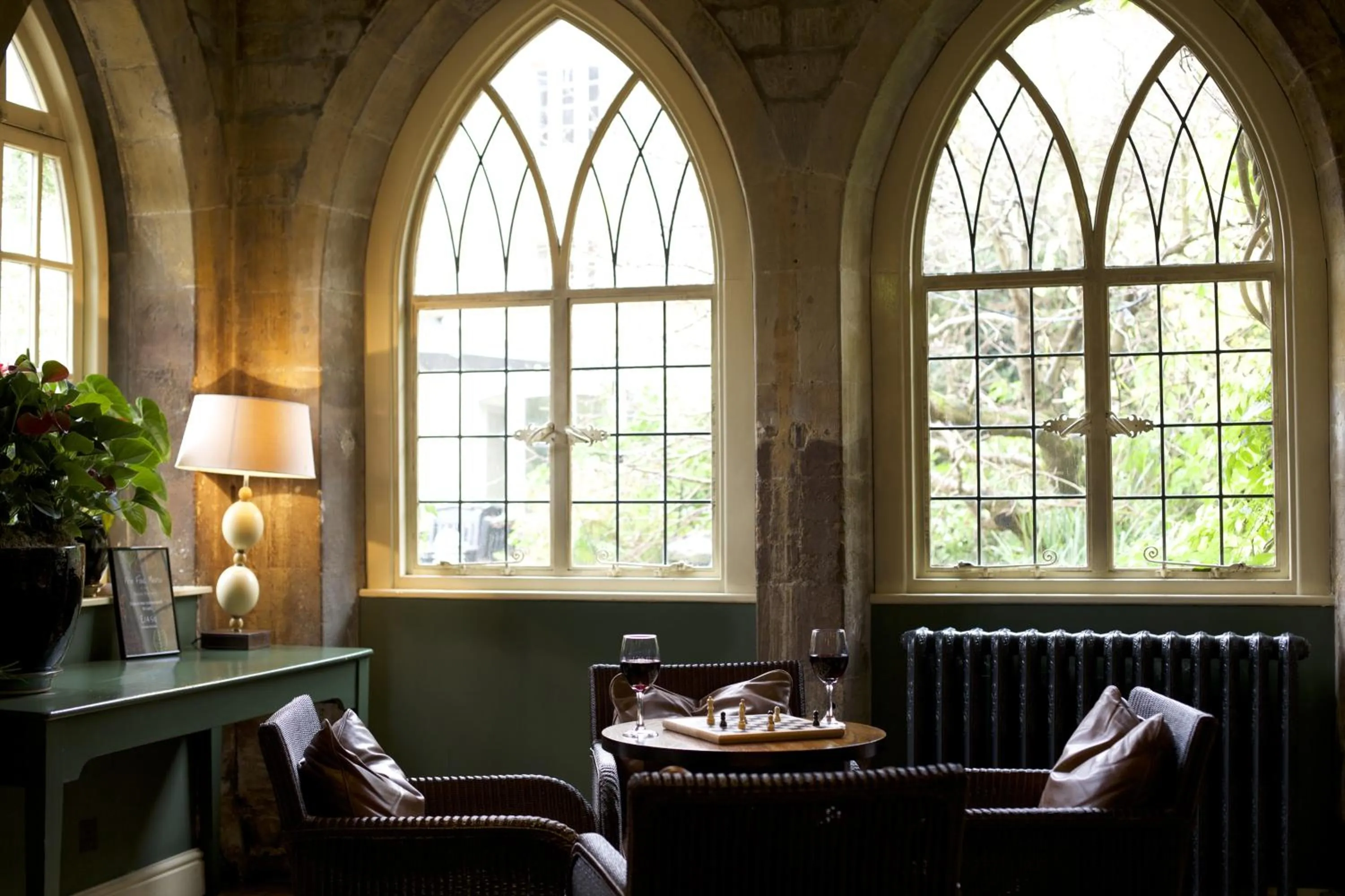 Decorative detail in The Manor House Hotel