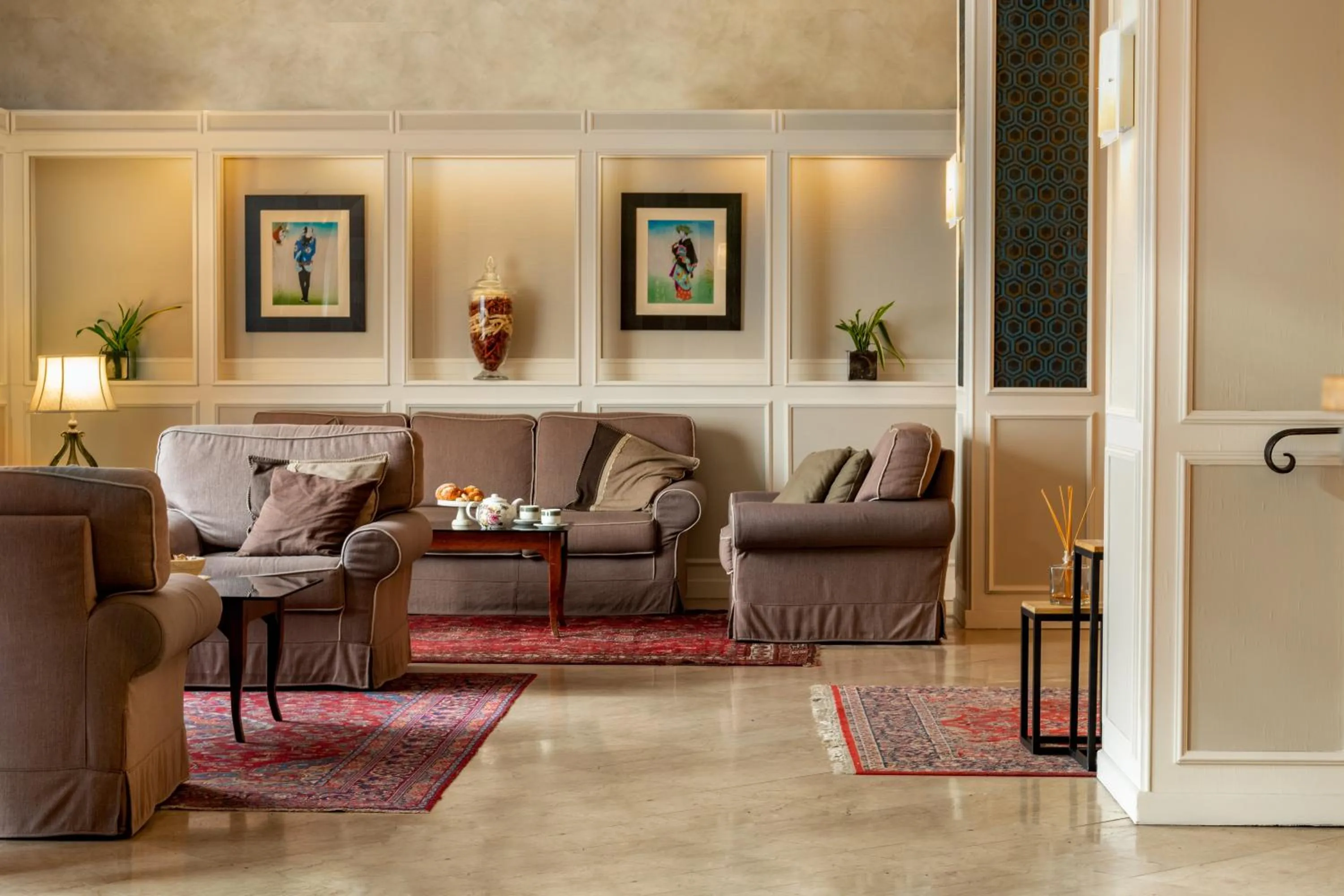 Lobby or reception in Hotel Ambasciatori