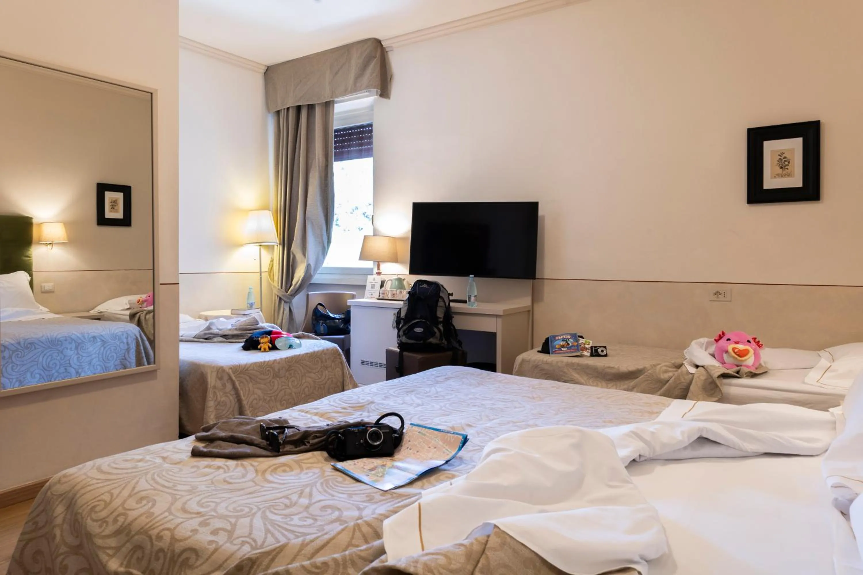 Bed in Hotel Ambasciatori