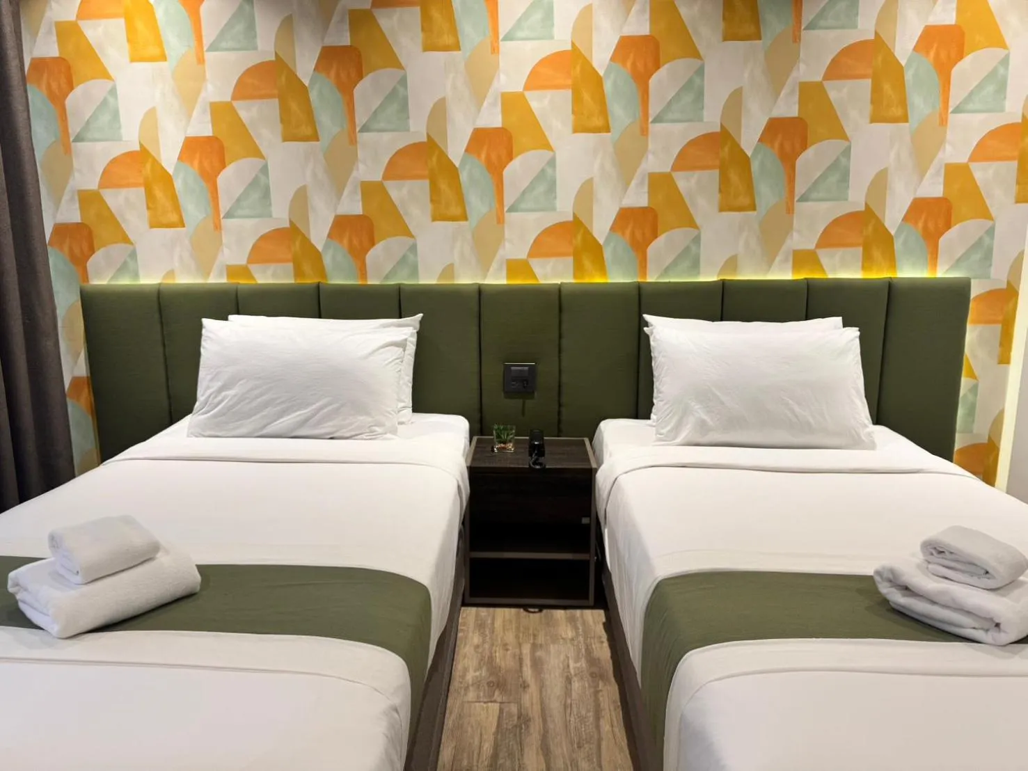 Photo of the whole room, Bed in Mittapan Hotel