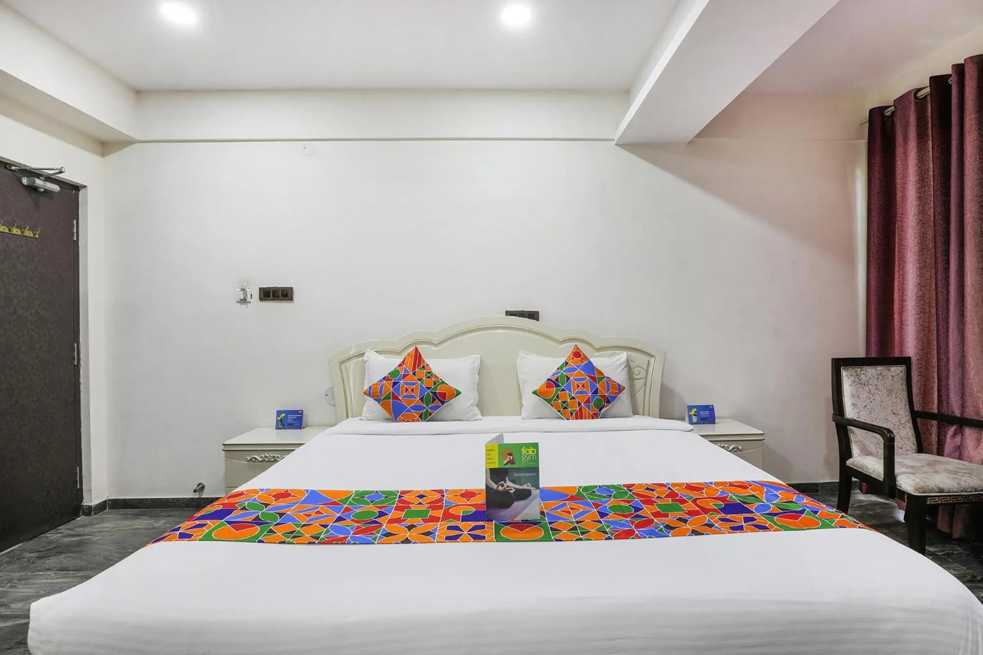 Bedroom, Bed in FabHotel Frazer Suites - Nr Bangalore Cantt Railway Station