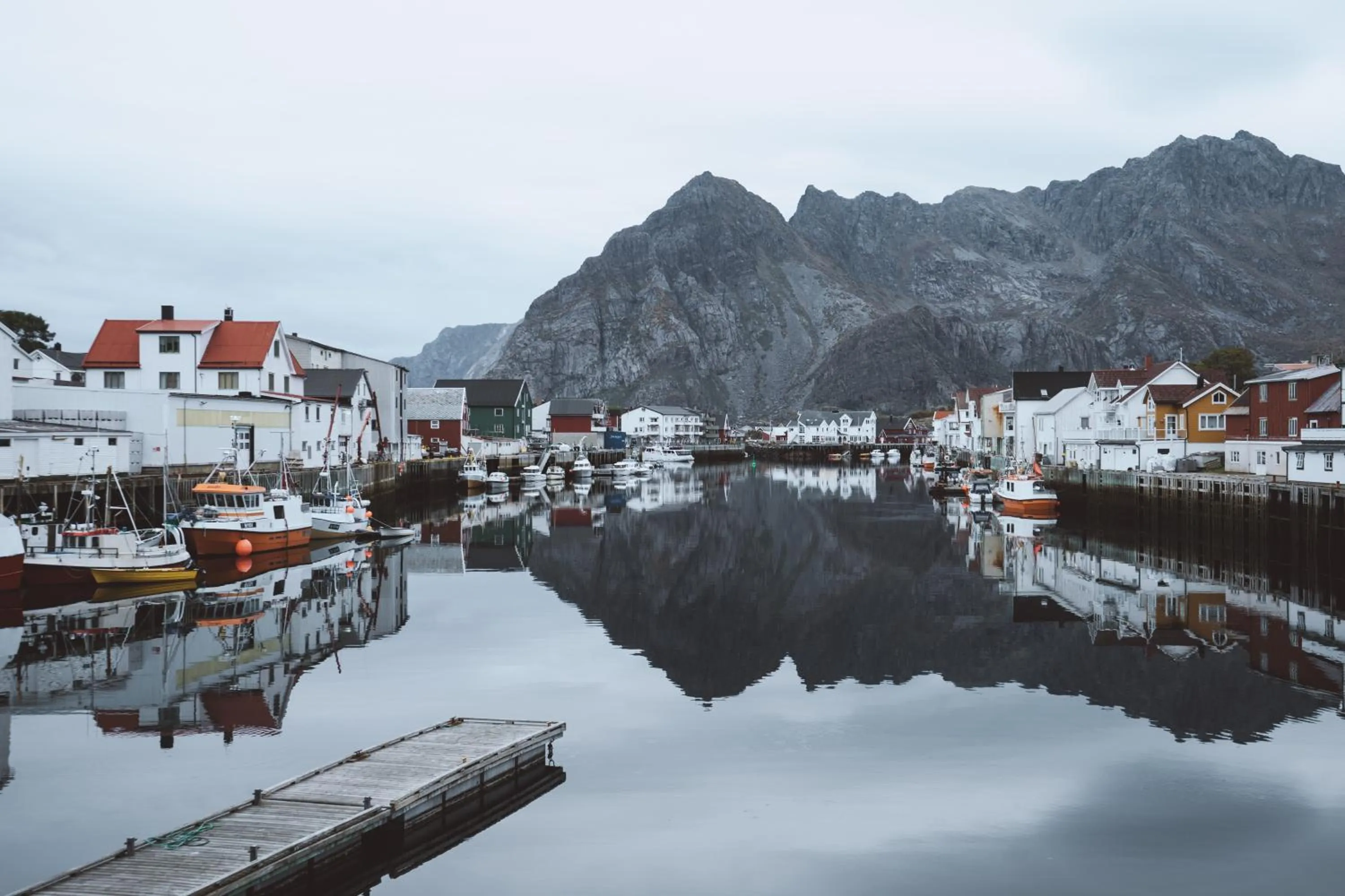 City view in Lofoten Apartments