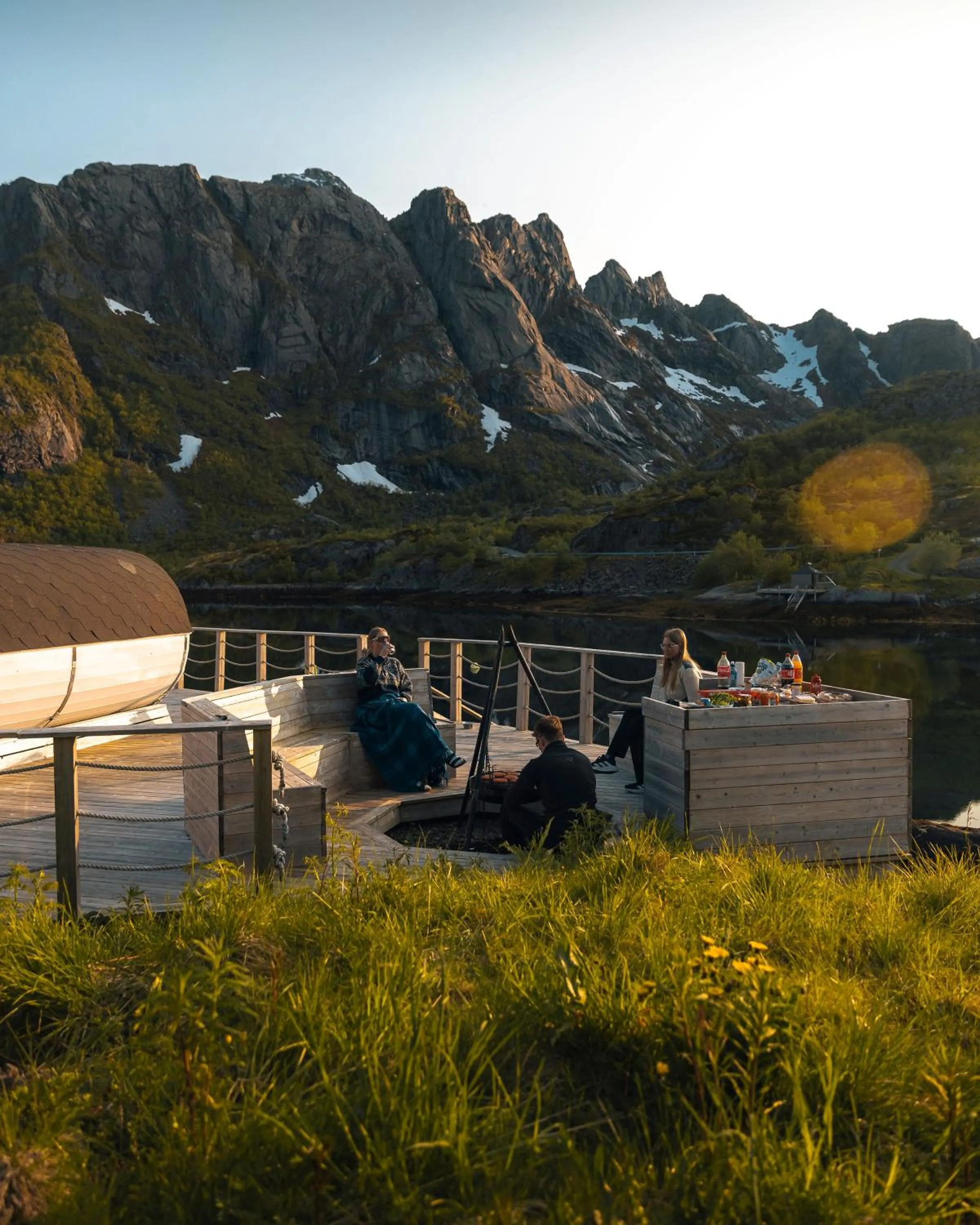 Property building in Lofoten Apartments