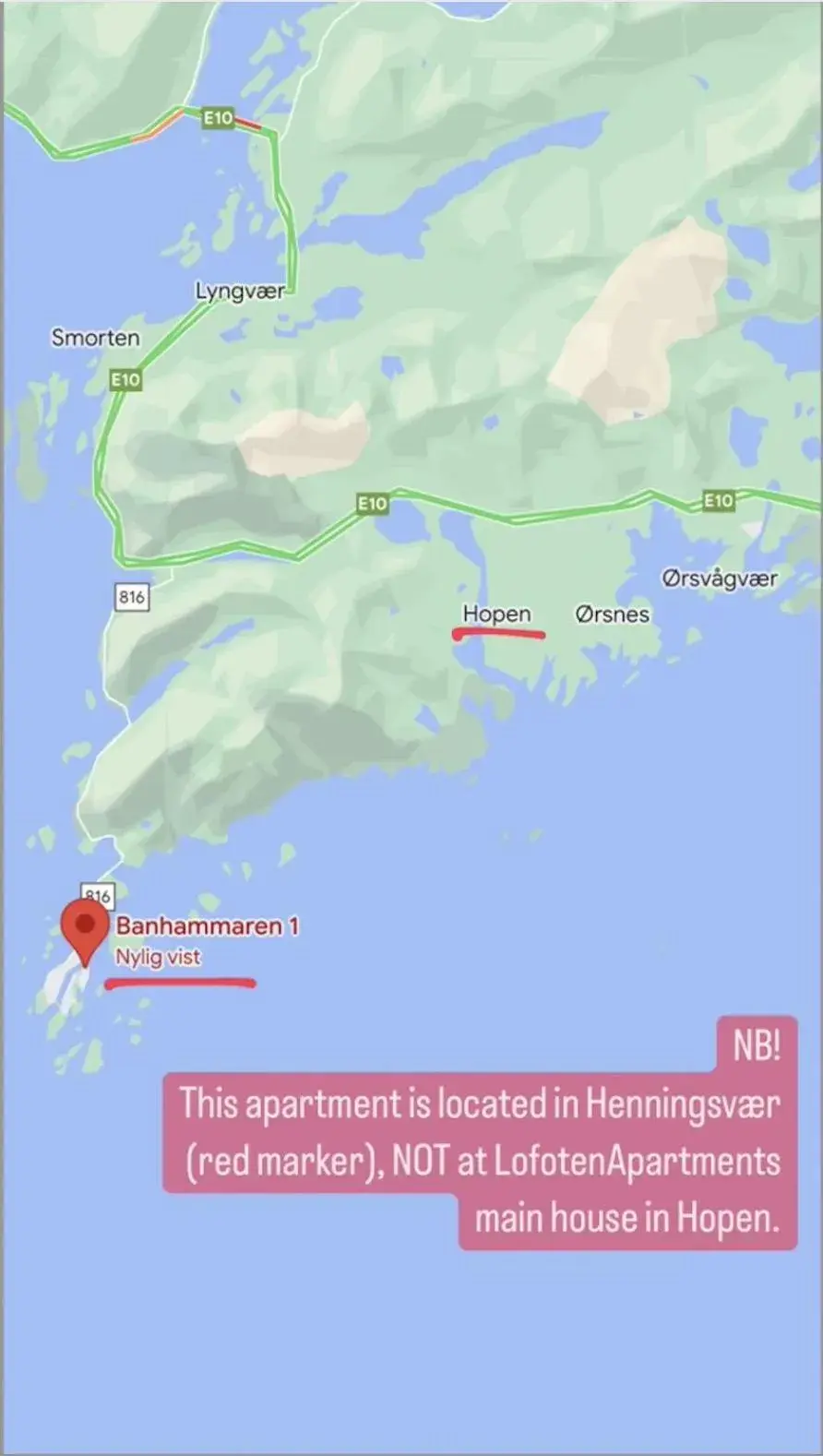 Studio Apartment in Henningsvær in Lofoten Apartments Studio Apartment in Henningsvær in Lofoten Apartments