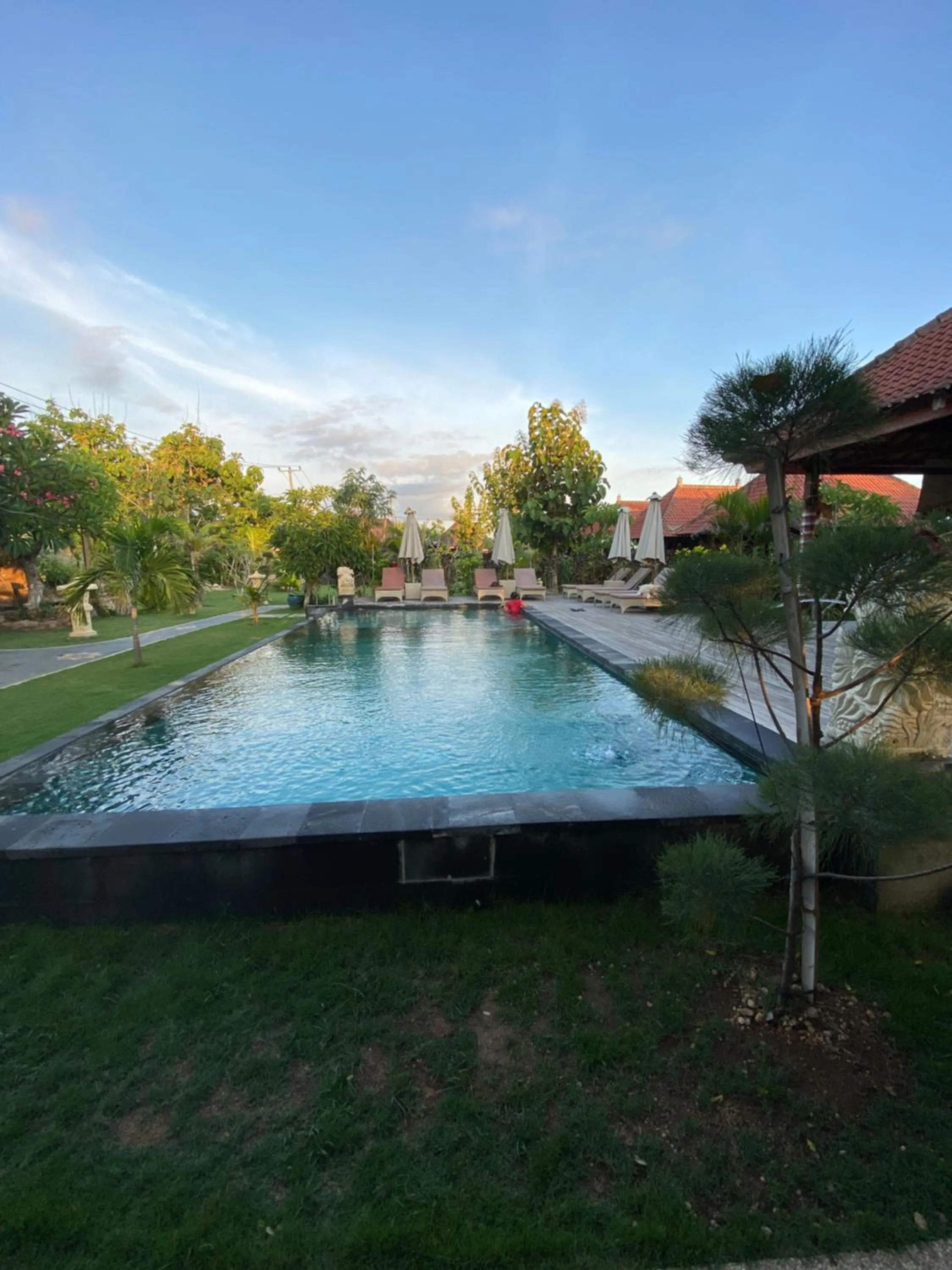 Swimming pool in The Niti Hut's Lembongan
