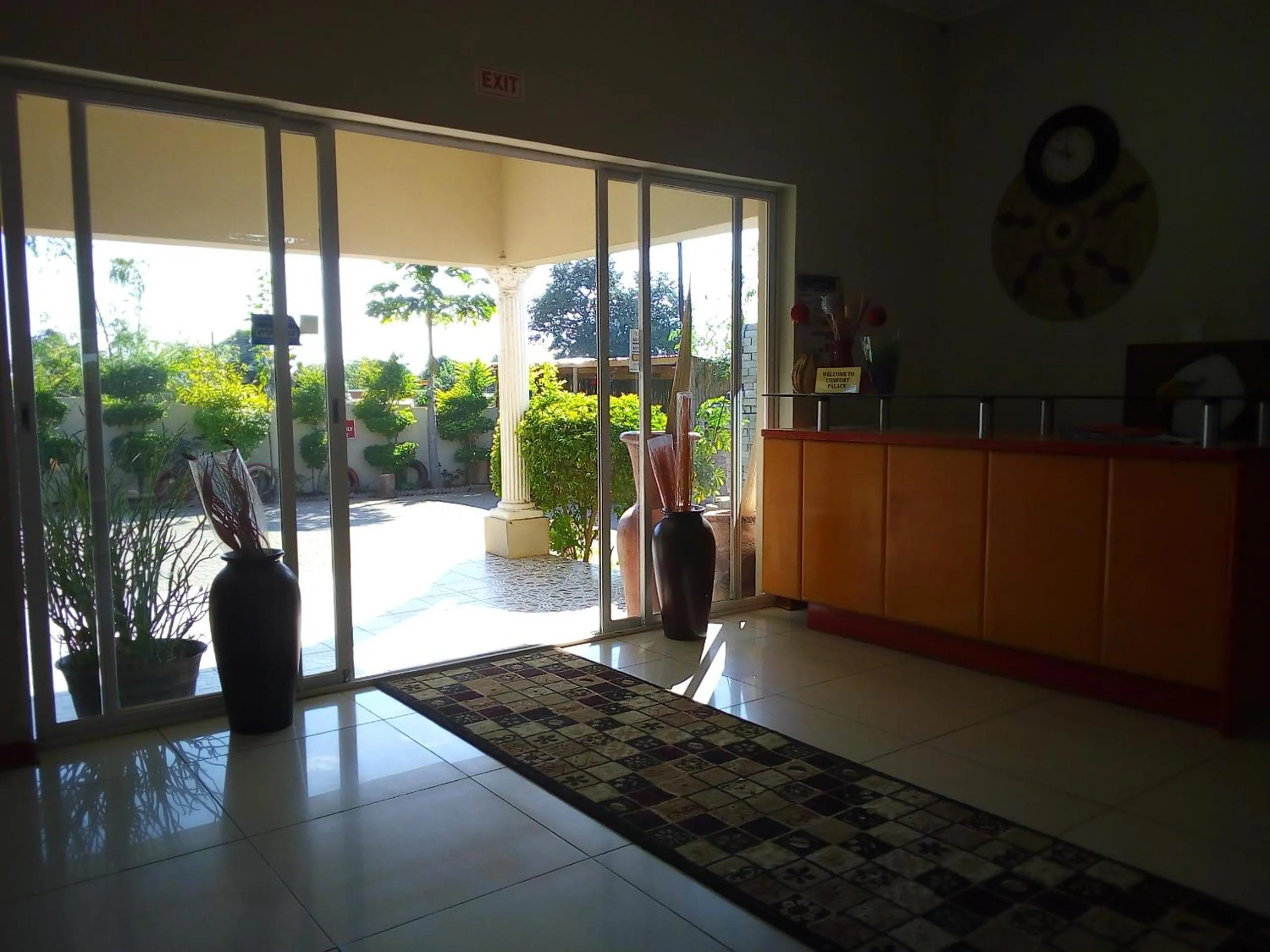 Seating area in Comfort Palace Guest House Kasane