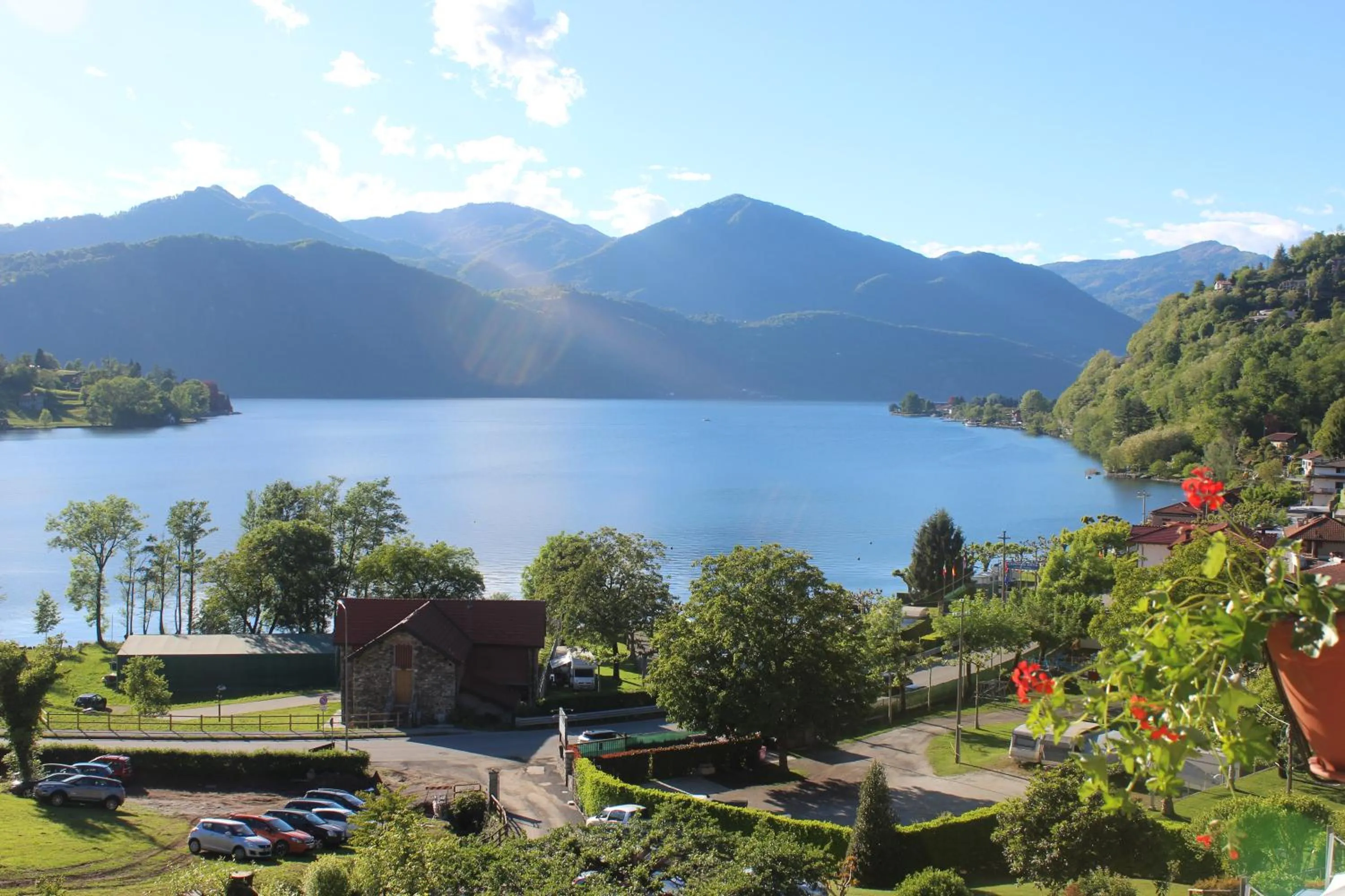 Lake view in Hotel Bocciolo