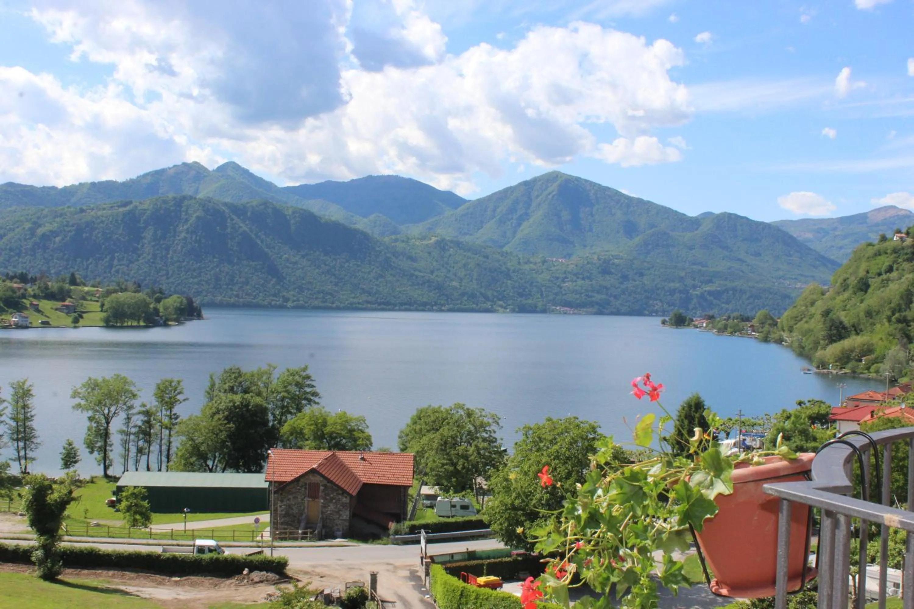 Lake view in Hotel Bocciolo