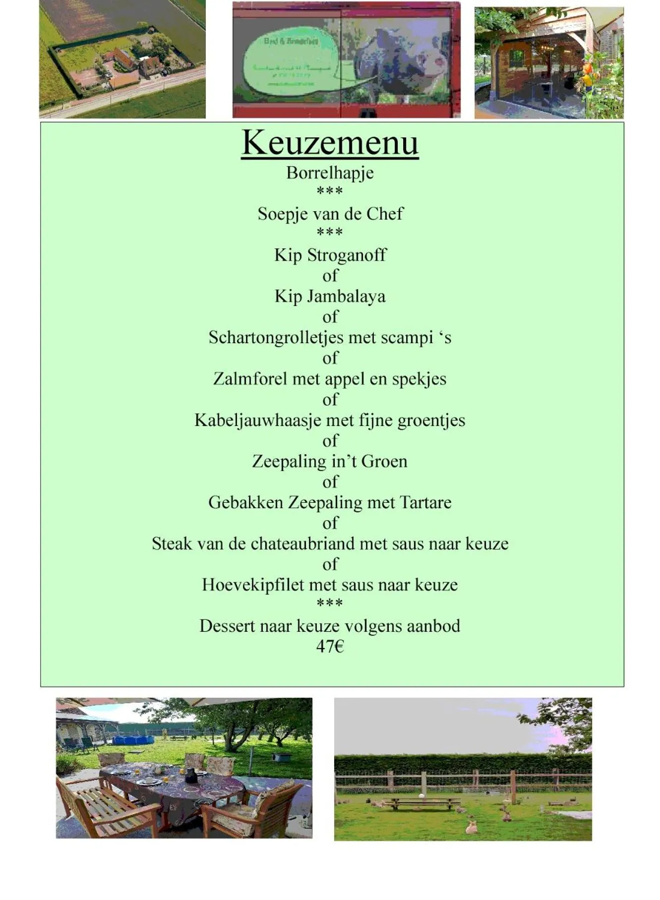 Property building in B&B 't Hannonshof