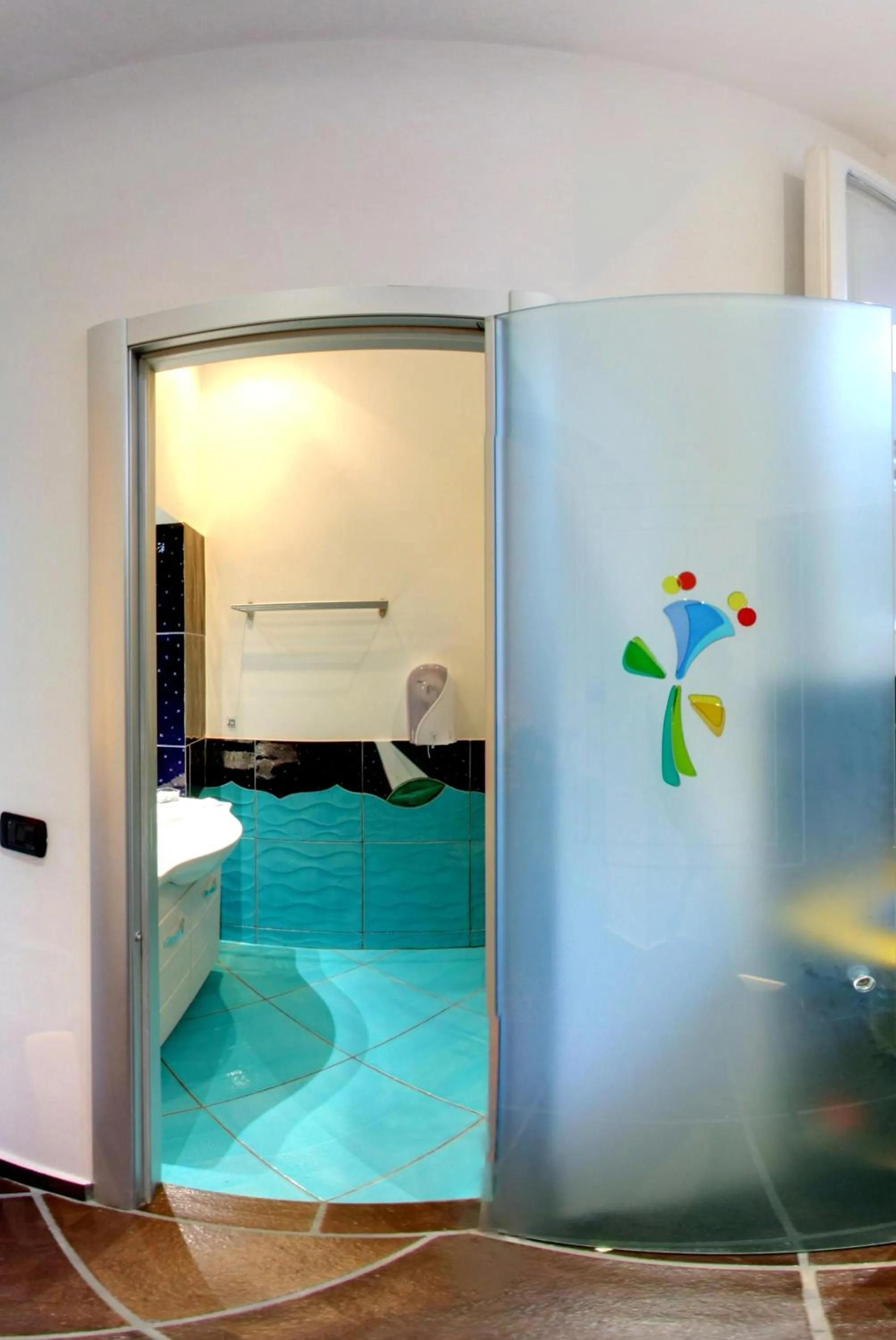 Decorative detail in Casa del Monacone