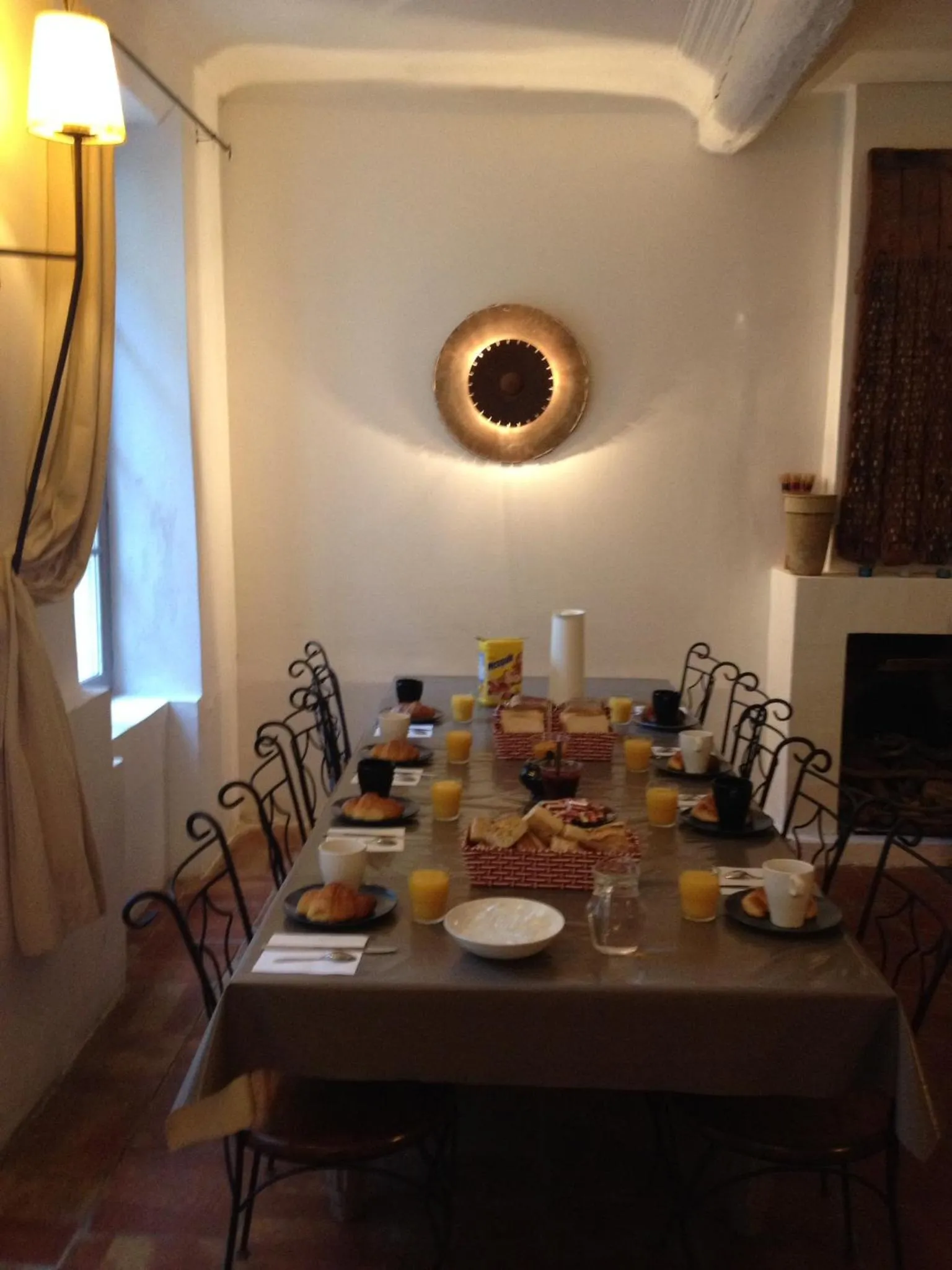 Continental breakfast in La planque