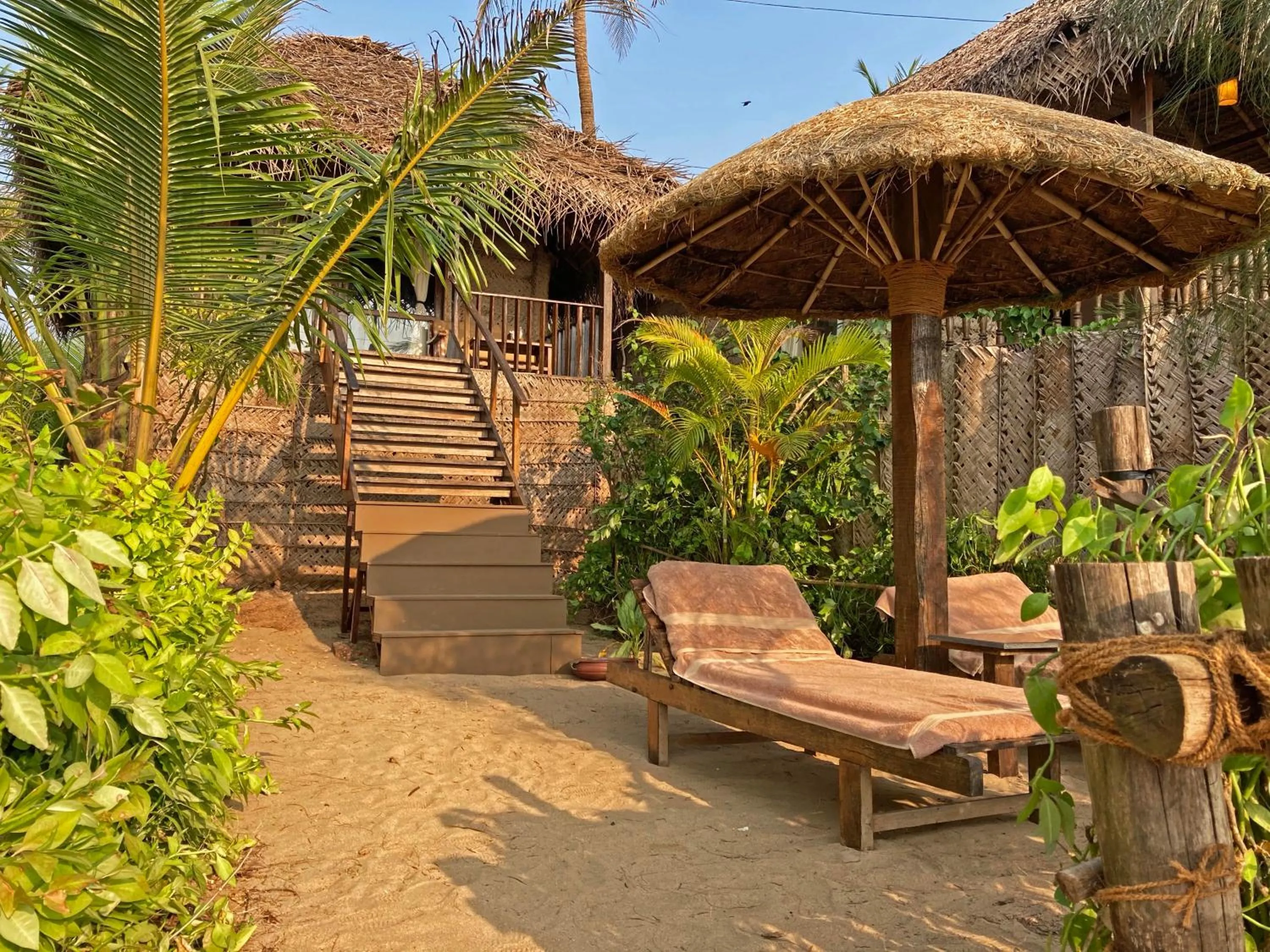 Garden in Agonda Villas