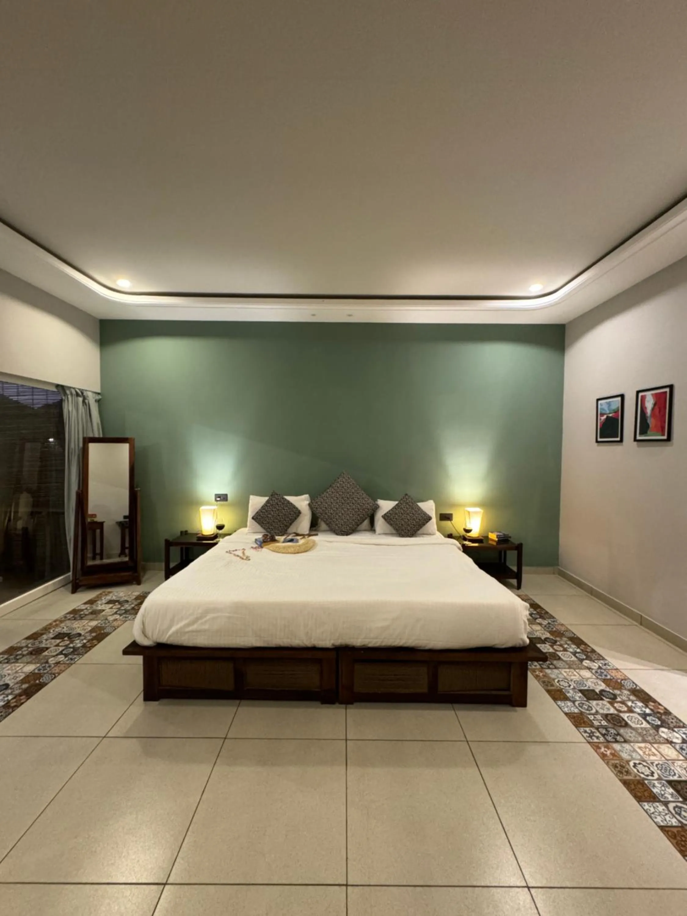 Bed in Agonda Villas