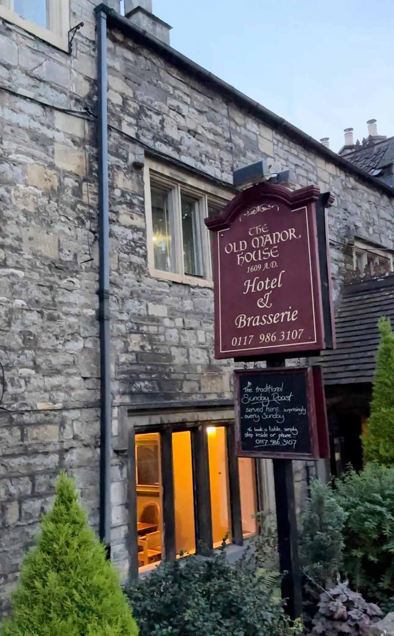 Property building in The Old Manor House Hotel