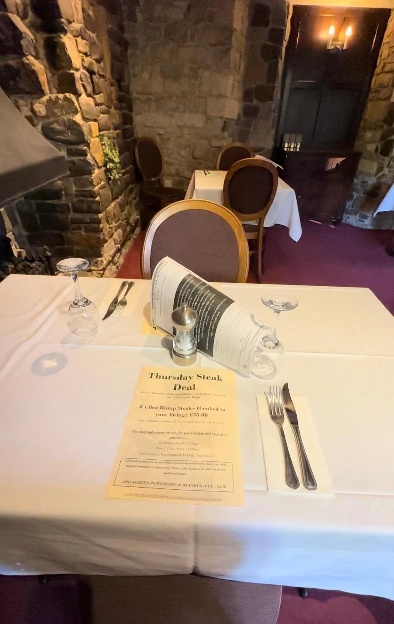 Restaurant/places to eat in The Old Manor House Hotel