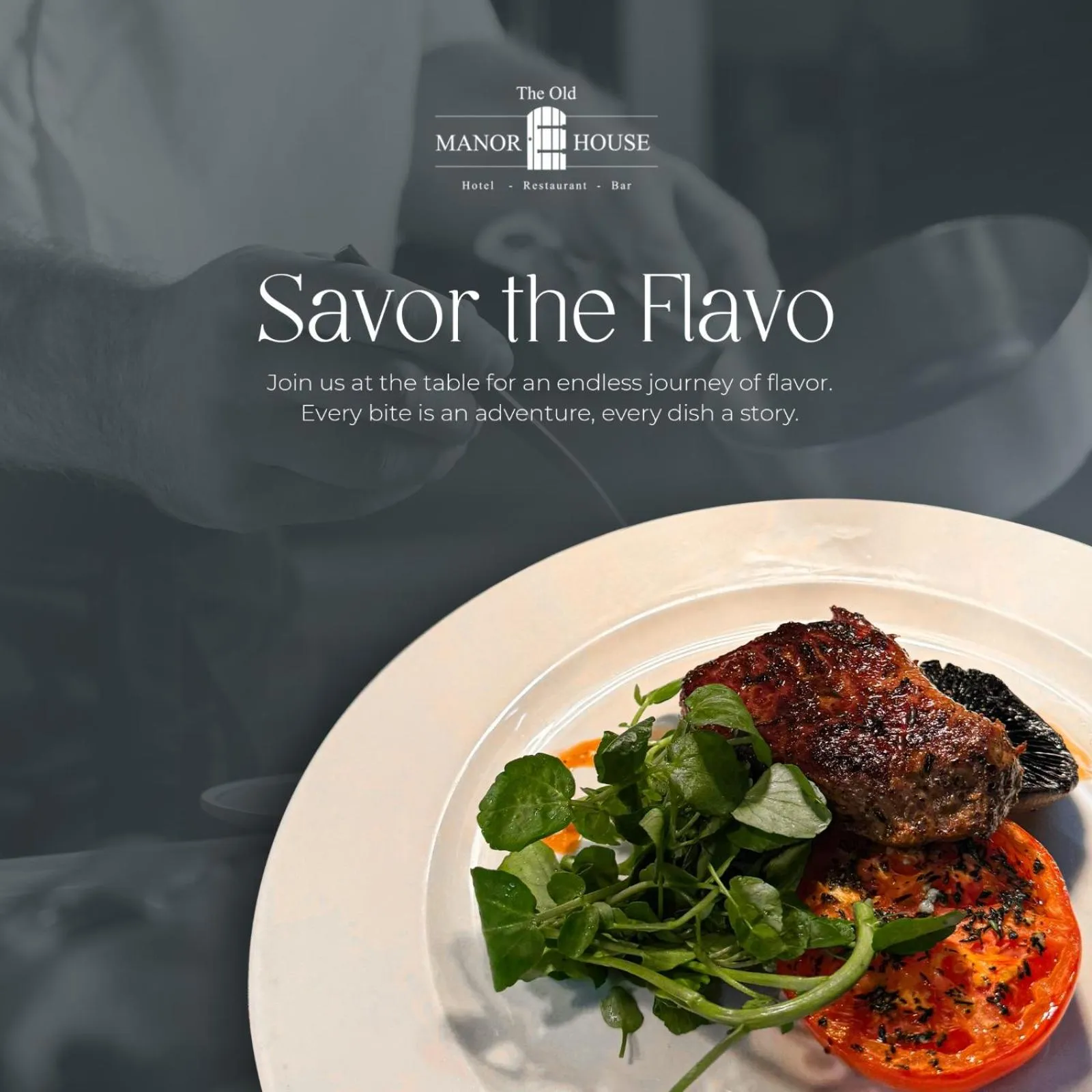 Lunch in The Old Manor House Hotel